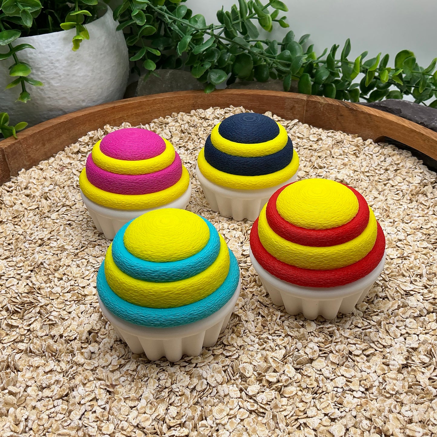 Cupcakes pretend food kitchen role play cup cakes 8 piece set