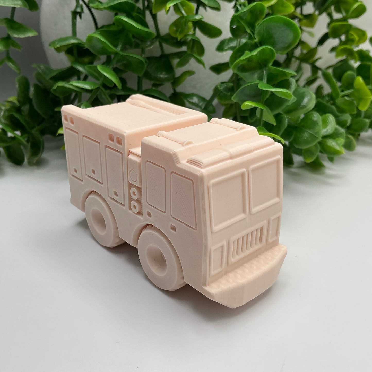 Fire Engine Truck Transport Vehicle Emergency Rescue Toy Durable Firefighter ... - scale reference