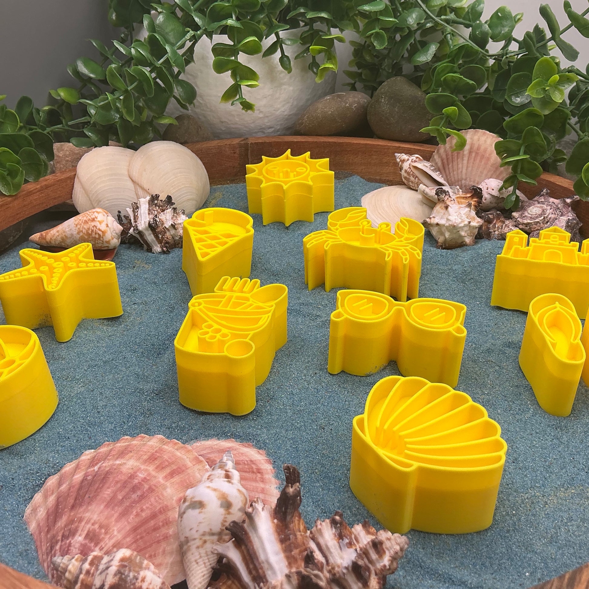 3D-printed summer stamps, 11-piece set for play dough, kinetic sand and clay - view 8 of 9