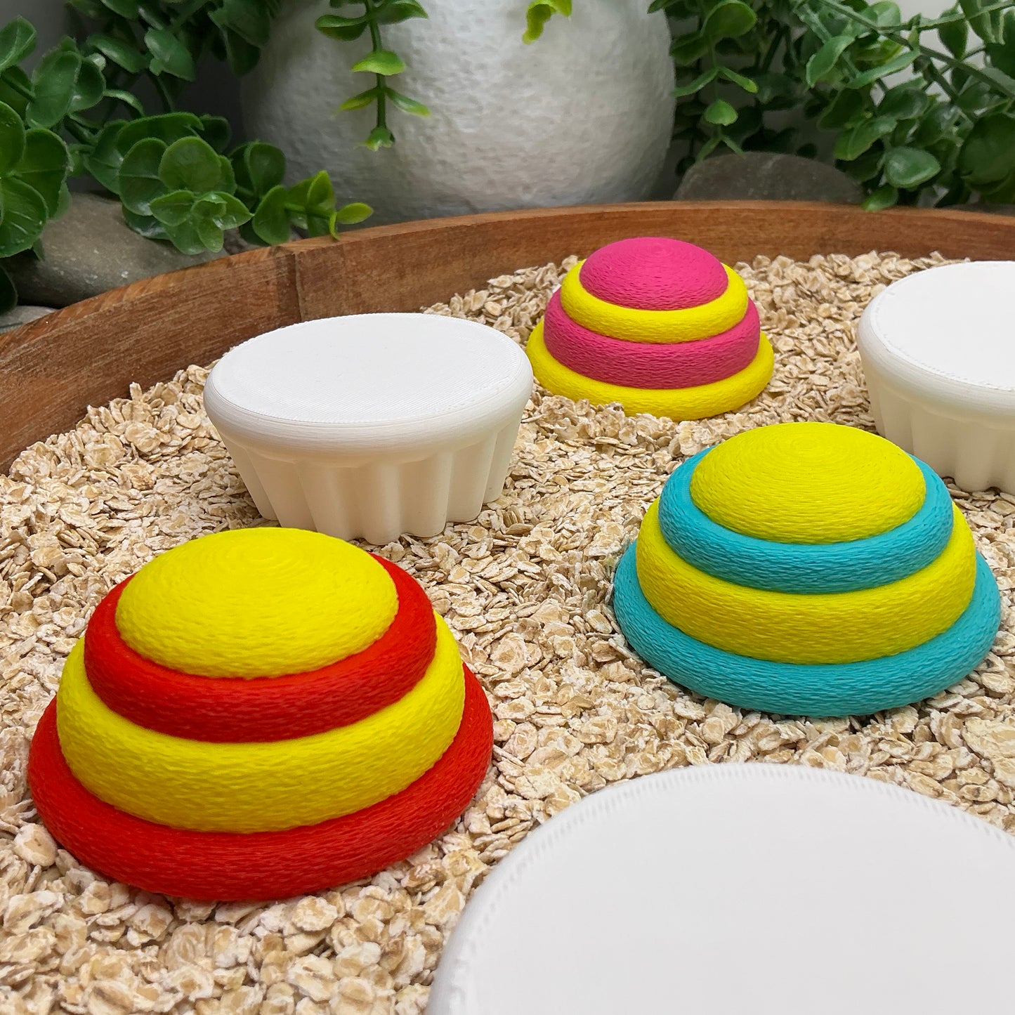 Cupcakes pretend food kitchen role play cup cakes 8 piece set