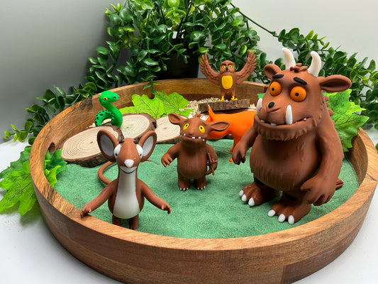 Story Book Character Set 3D Printed Forest Animals &amp; Monster Figures Story S - Main Product Image