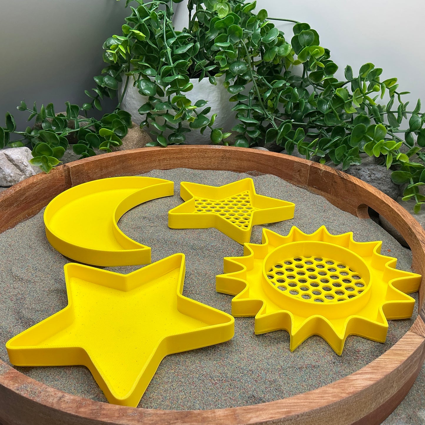 Sun, Moon & Stars Sensory Filling Tray & Sieve - 4 Piece Set