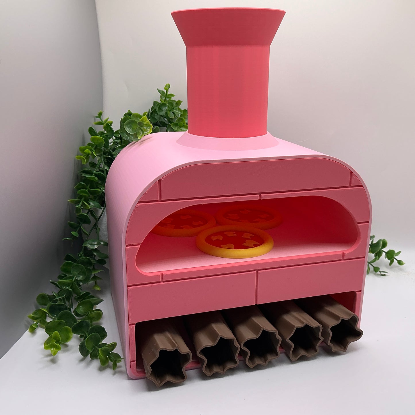 Large Pizza Oven Stove Set Kitchen Food Role Play Set Eco-Friendly 3D Printed