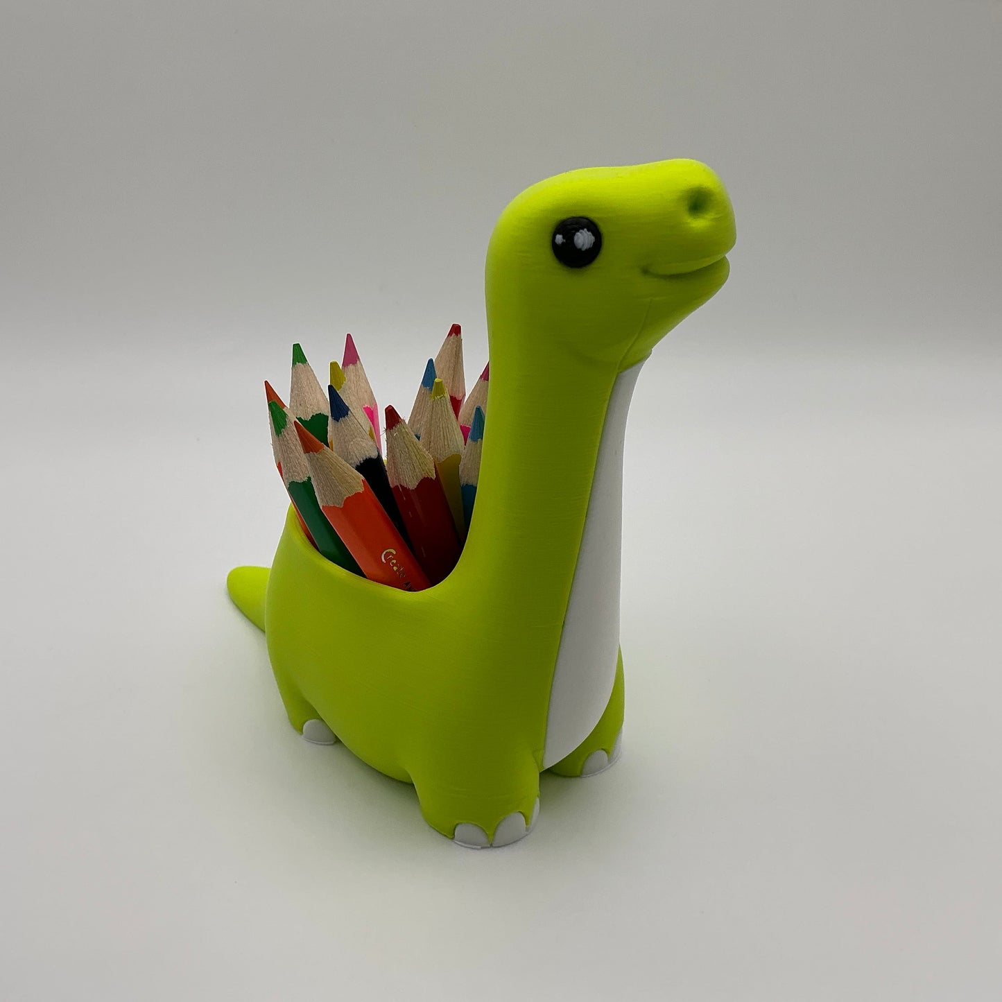Dinosaur Pencil Holder for Kids T-Rex Desk Organizer Cute Dino Room Décor Bac... - scale reference