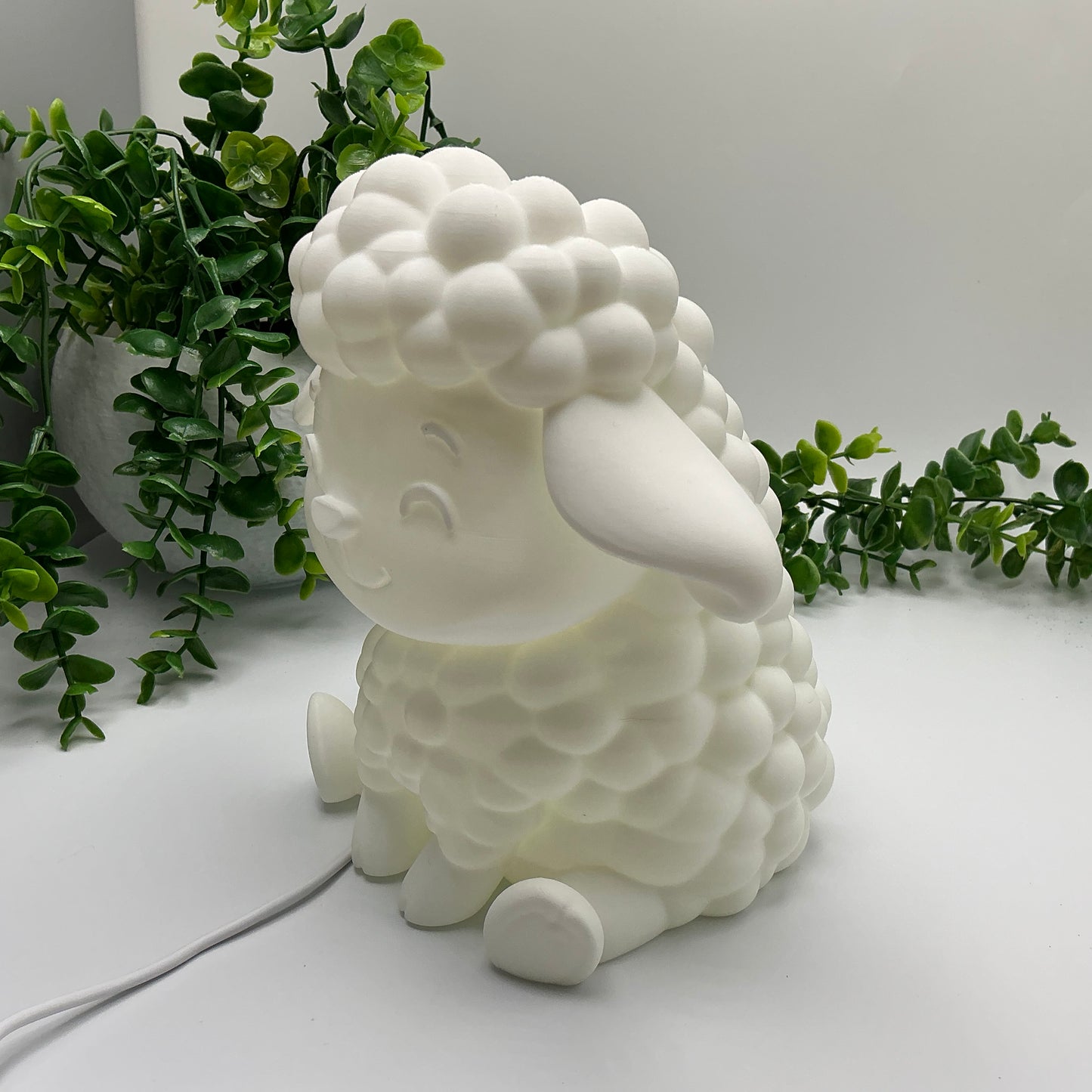 3D Printed Sheep Night Light Cute Lamb Nursery Lamp for Children's Bedroom Whims - Alternative View