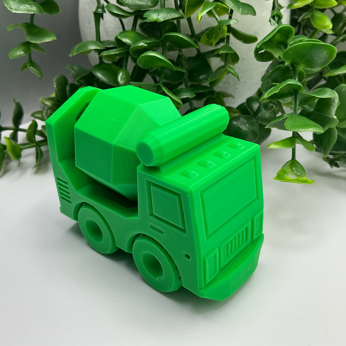 Concrete Mixer Vehicle Truck Construction Vehicle Durable Builder Toy - packaging view
