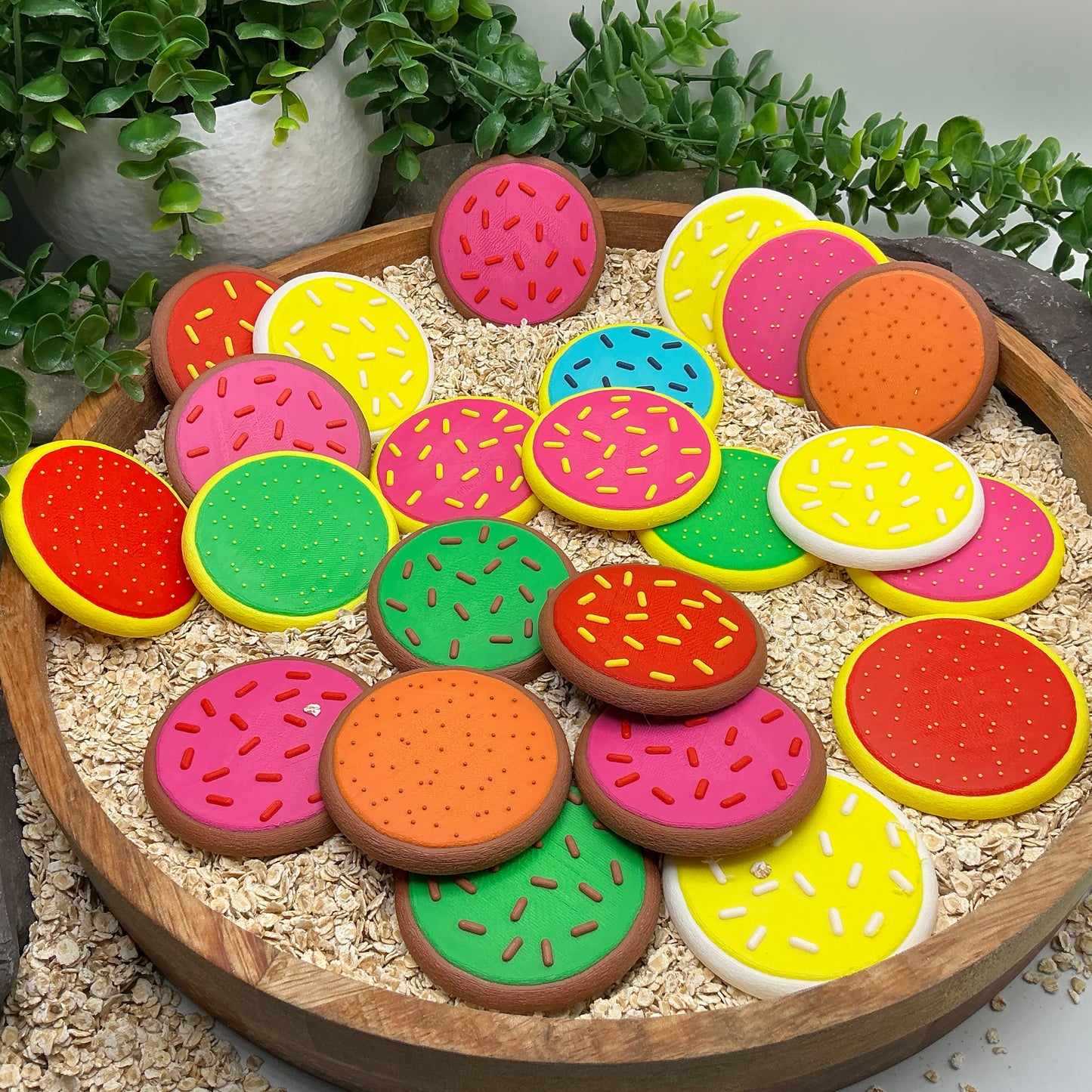 Cookies pretend play food kitchen role play 5 piece set