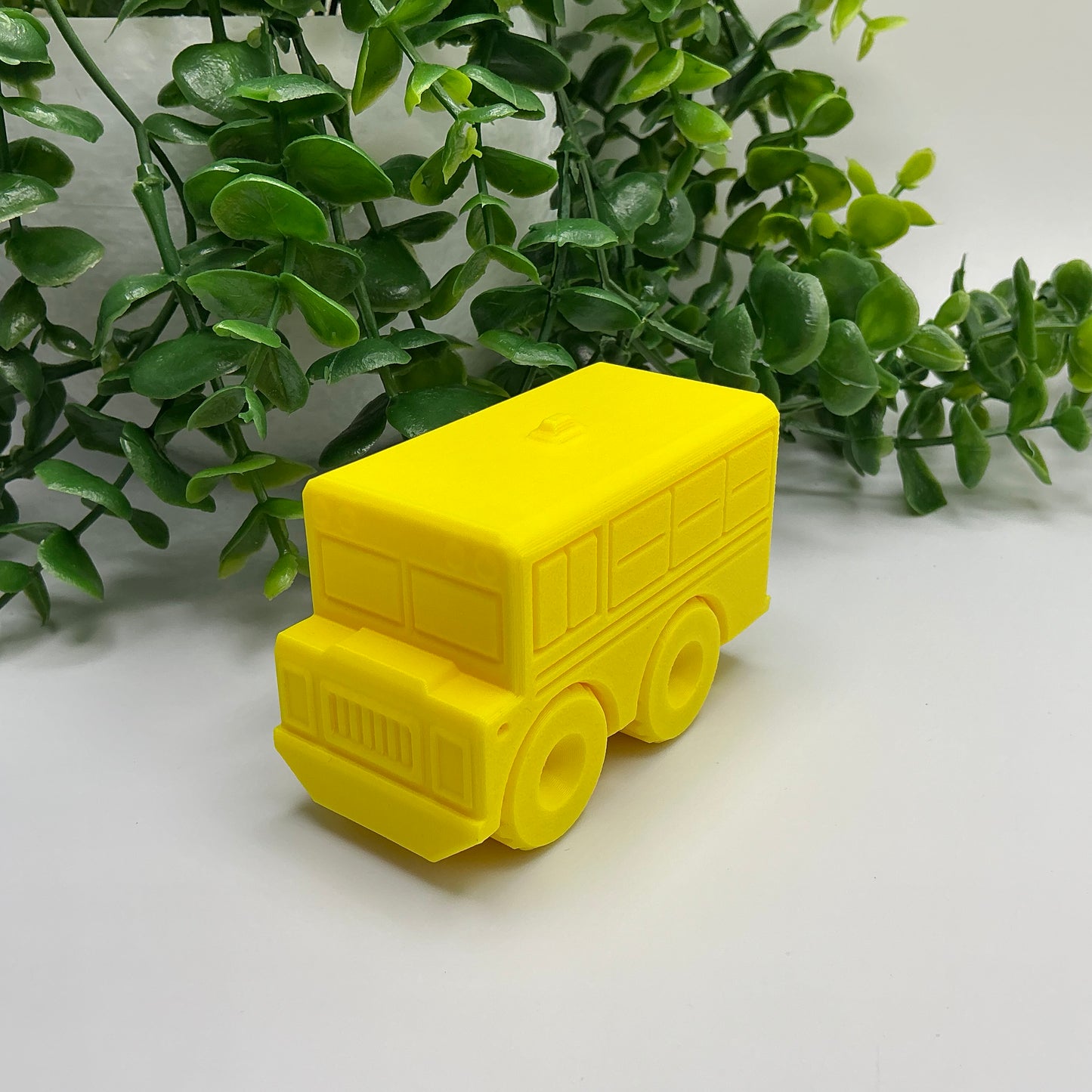 City Vehicles Set - Fire Truck, Police, Bus & Ambulance, Eco-Friendly - close-up detail