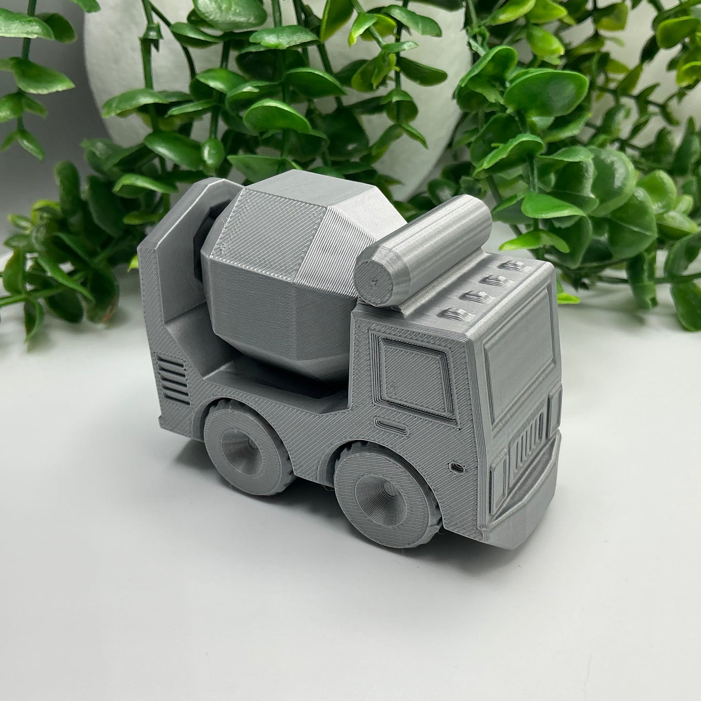 Concrete Mixer Vehicle Truck Construction Vehicle Durable Builder Toy - different angle