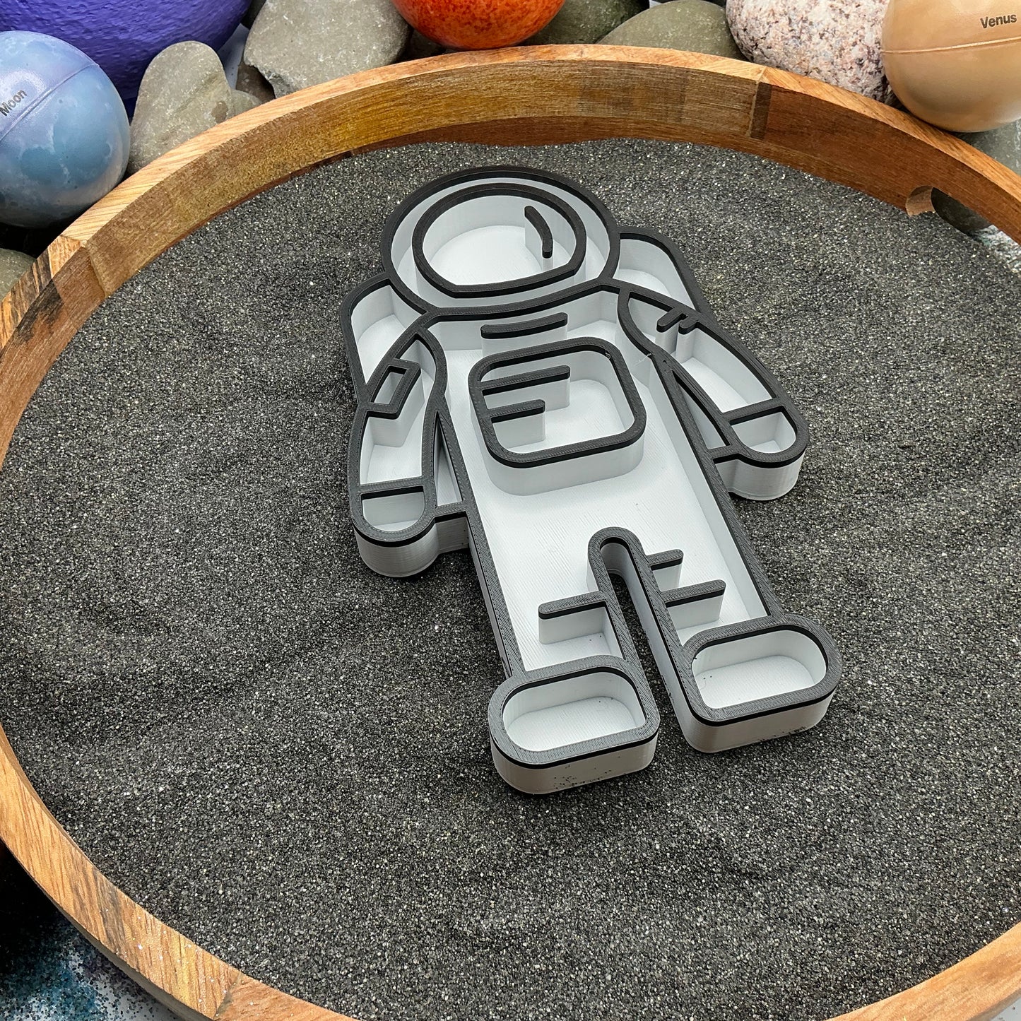 Large Spaceman / Astronaut Sensory Fill Tray (Space Tuff Tray Toy)