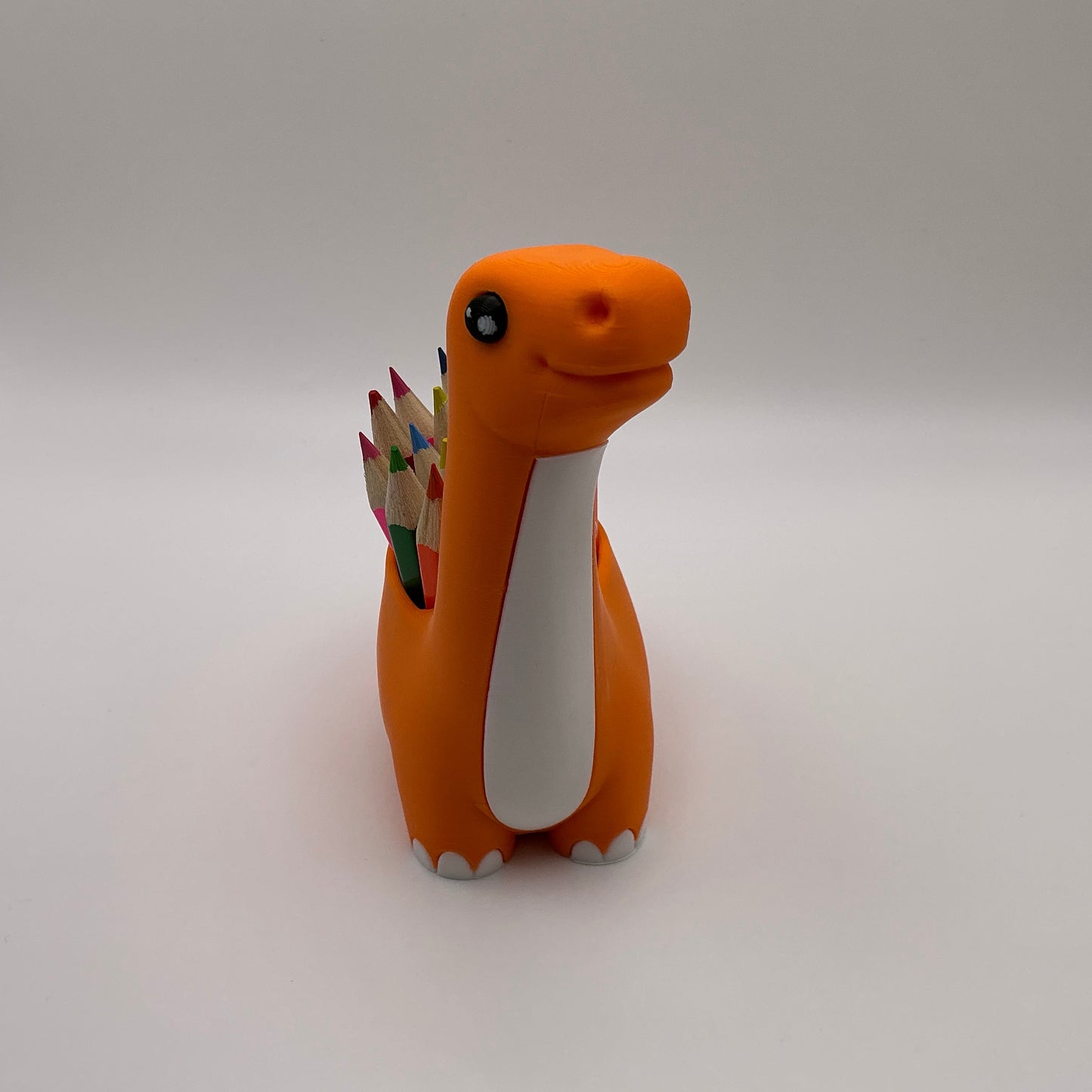 Dinosaur Pencil Holder for Kids T-Rex Desk Organizer Cute Dino Room Décor Bac... - in use