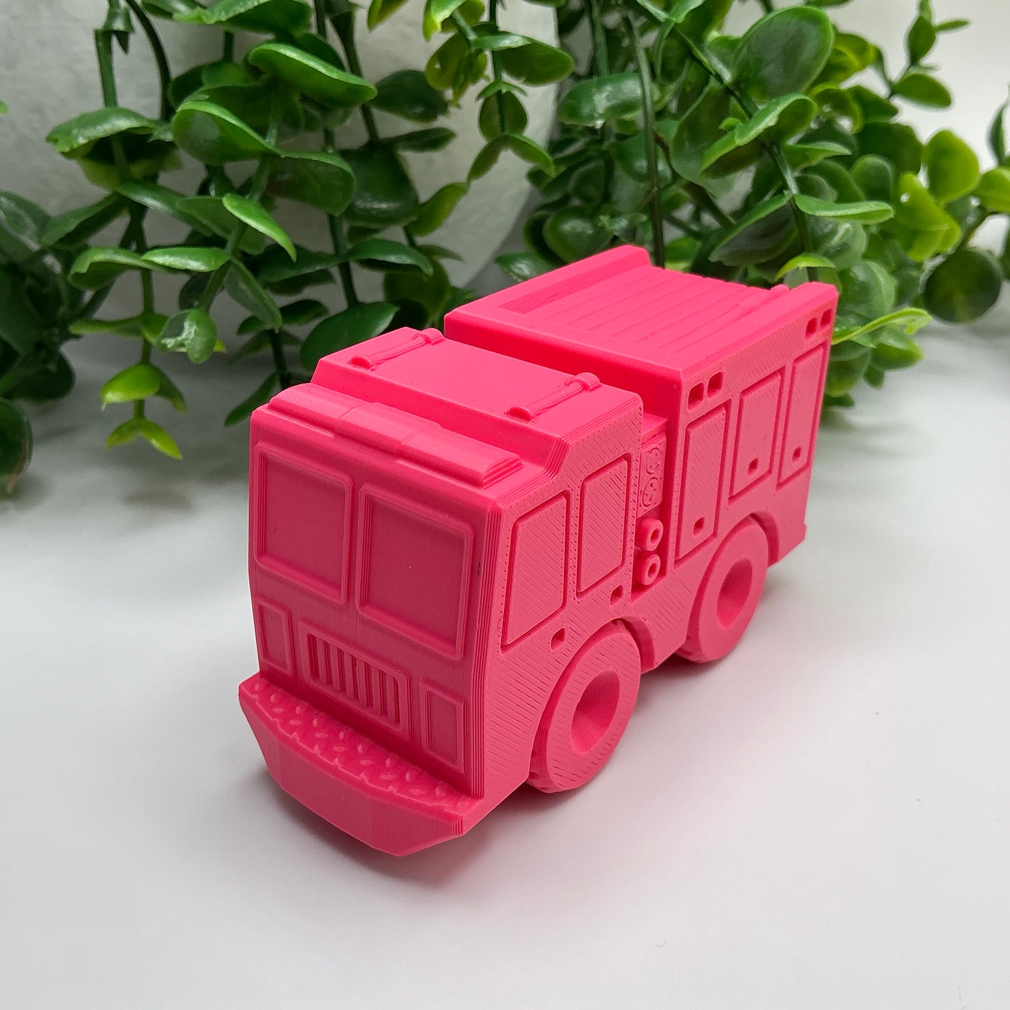 Fire Engine Truck Transport Vehicle Emergency Rescue Toy Durable Firefighter ... - close-up detail
