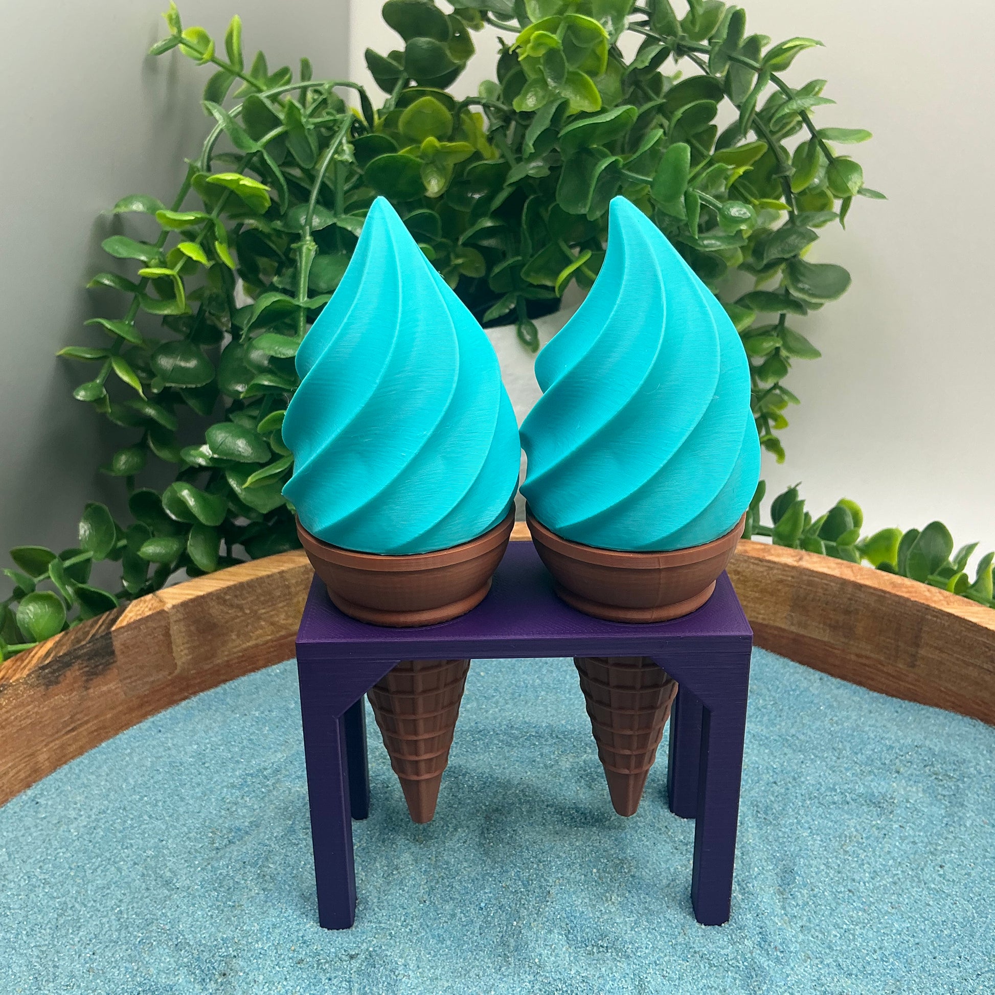 Ice Cream Scoops & Cones Twist Action Role Play Kitchen Food - packaging view