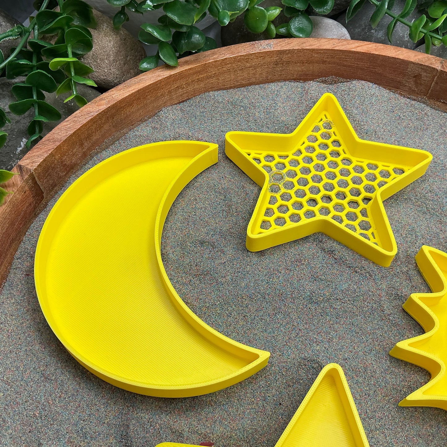 Sun, Moon & Stars Sensory Filling Tray & Sieve - 4 Piece Set
