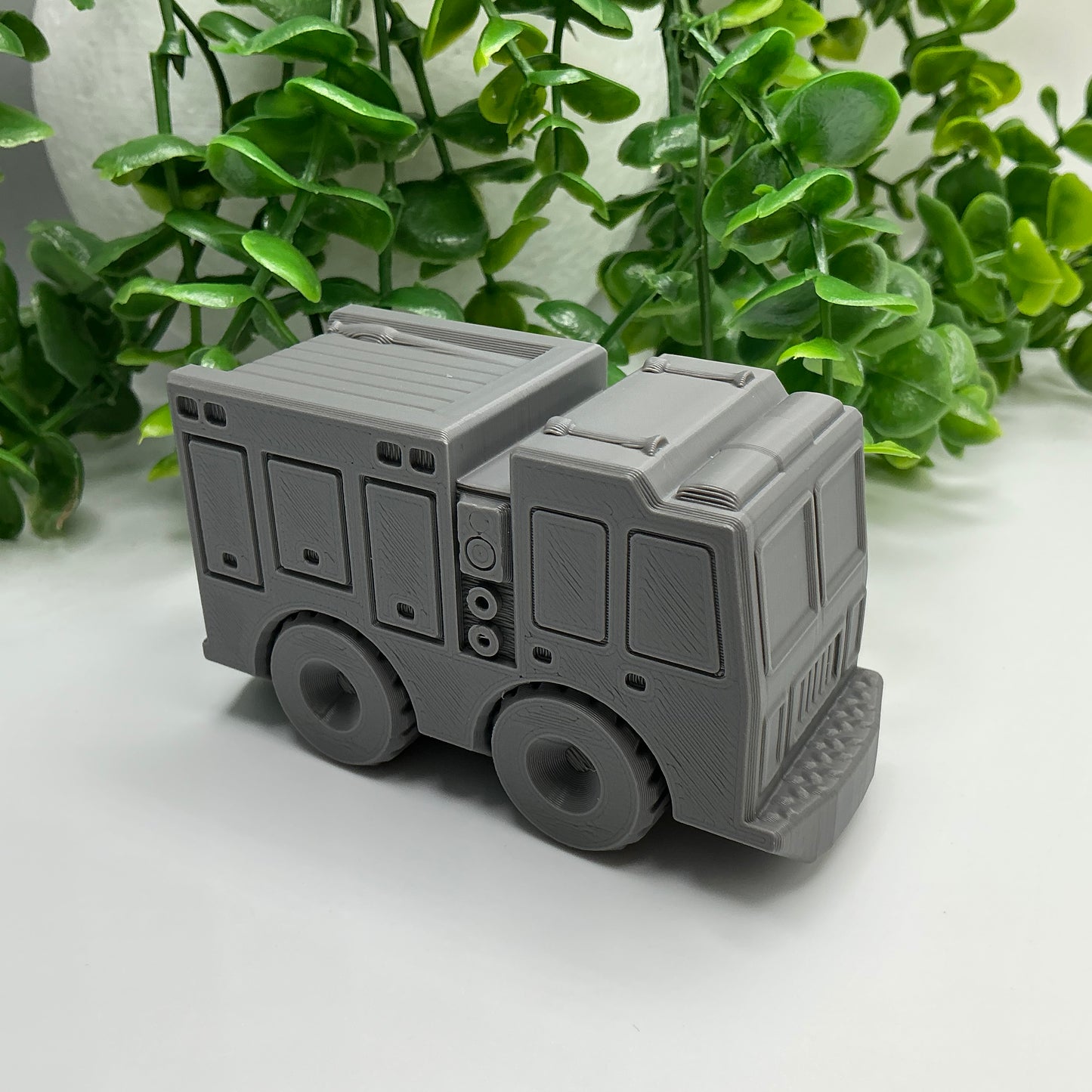 Fire Engine Truck Transport Vehicle Emergency Rescue Toy Durable Firefighter ... - different angle