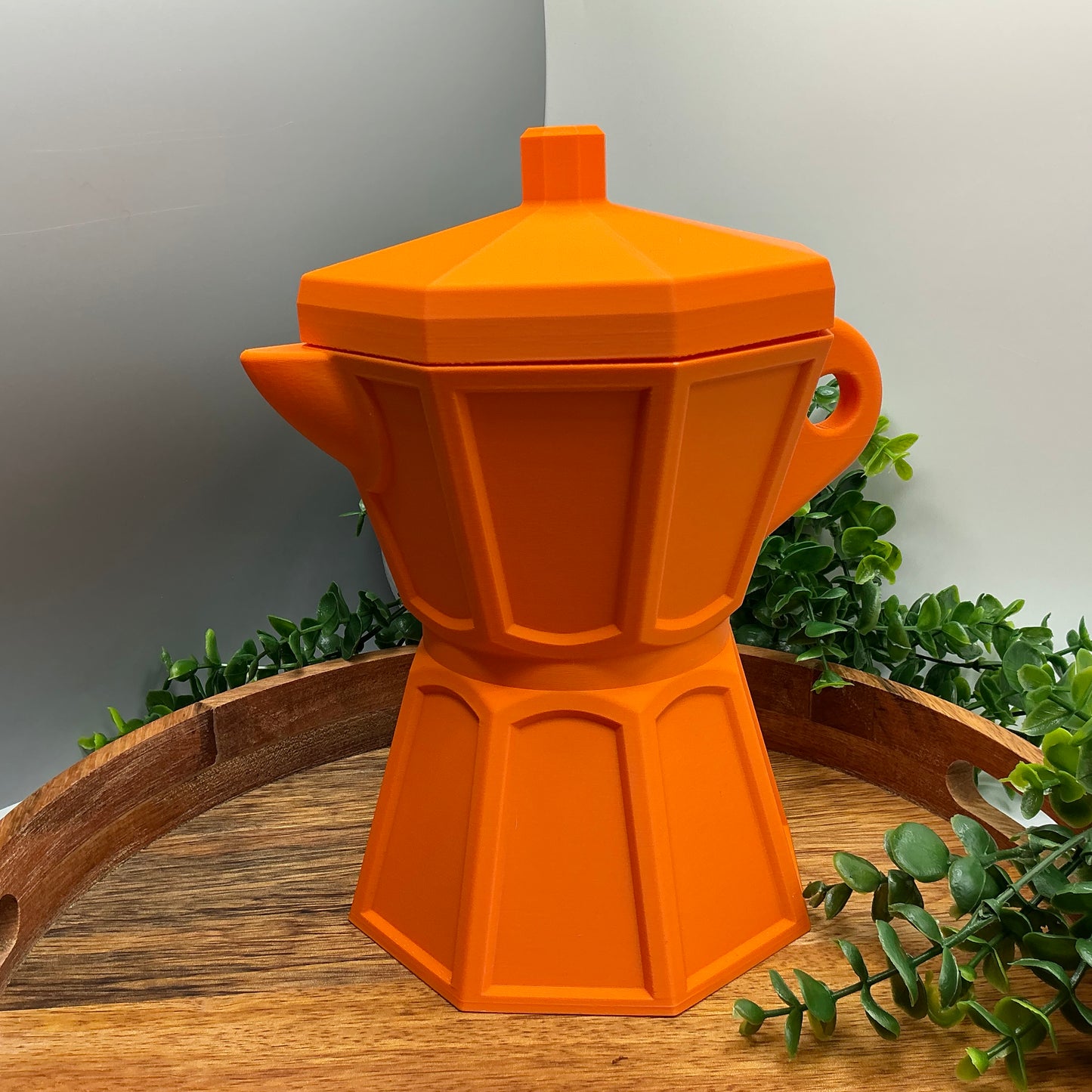 Large Coffee Maker Pot - side view