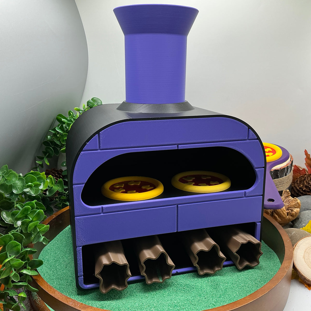 Large Pizza Oven Stove Set Kitchen Food Role Play Set Eco-Friendly 3D Printed