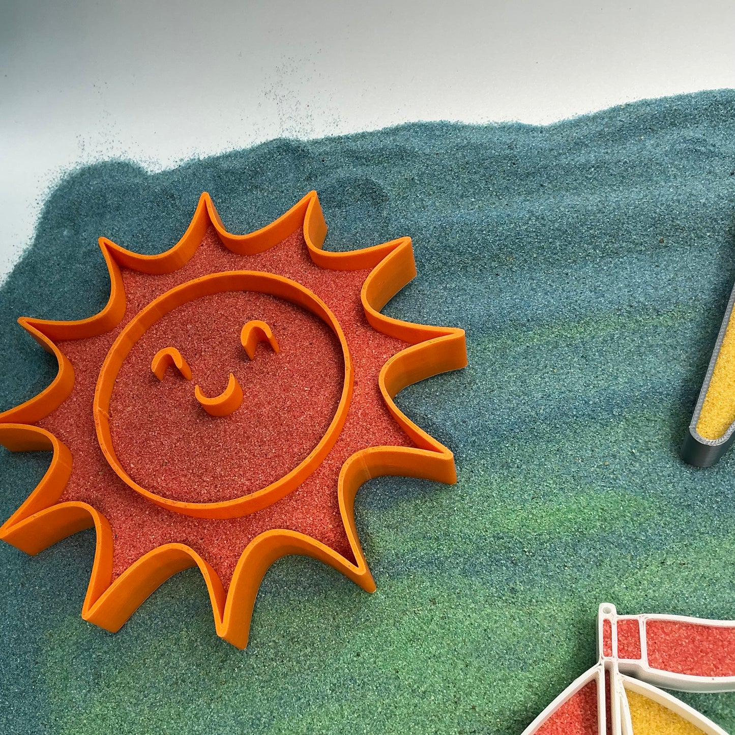 Summer Holiday Sensory Filling Trays Airplane, Boat, Sandcastle or Bucket Eco-Fr - View 6