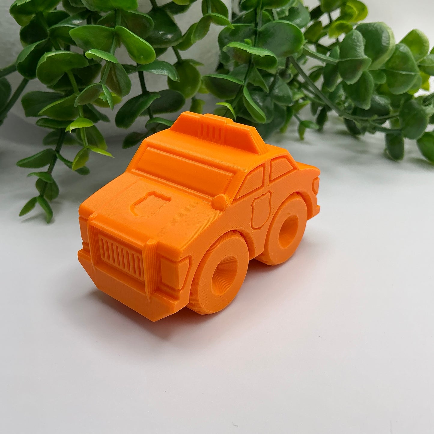 Police Car Patrol Vehicle Emergency Squad Car Durable City Rescue Vehicle - side view