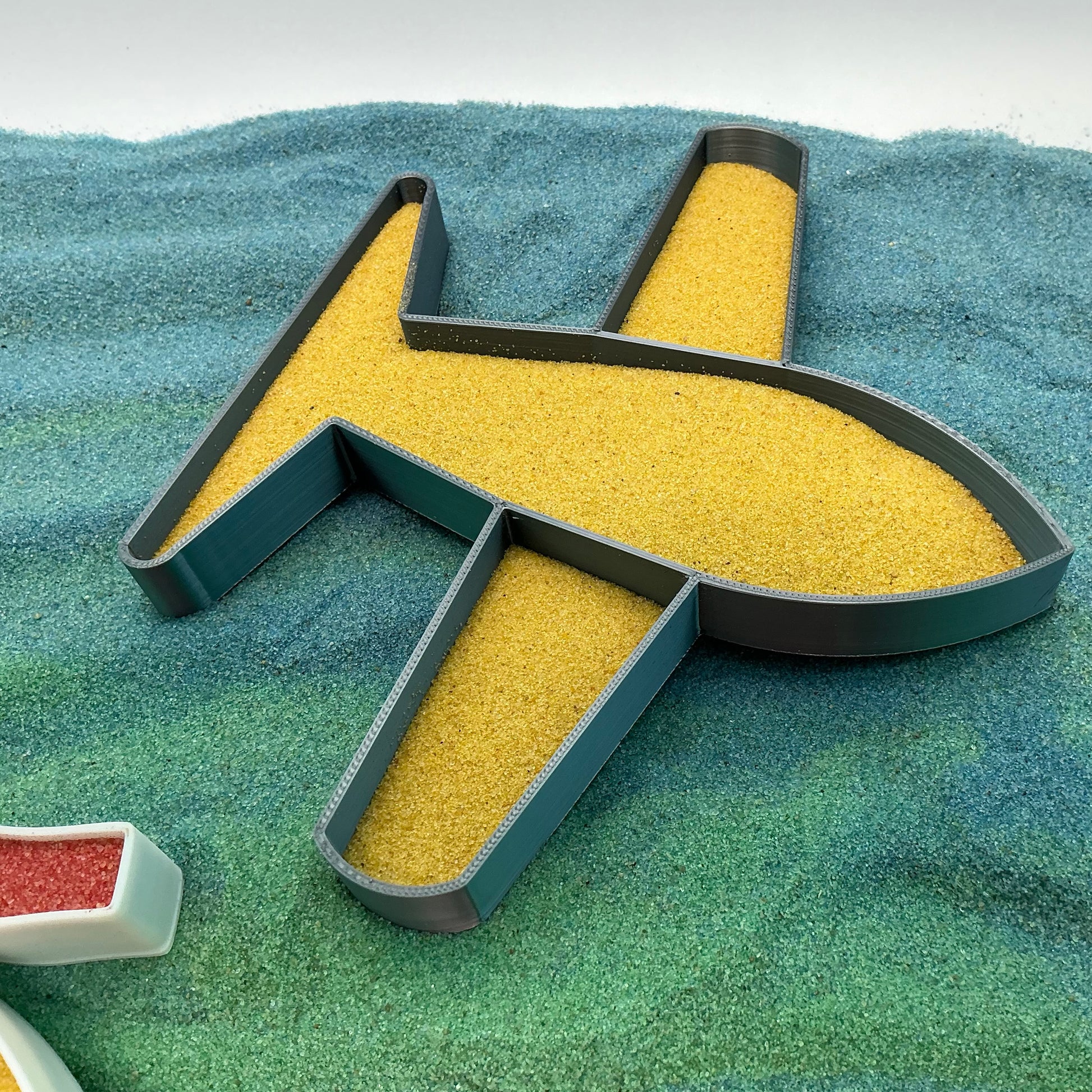 Summer Holiday Sensory Filling Trays Airplane, Boat, Sandcastle or Bucket Eco-Fr - View 7