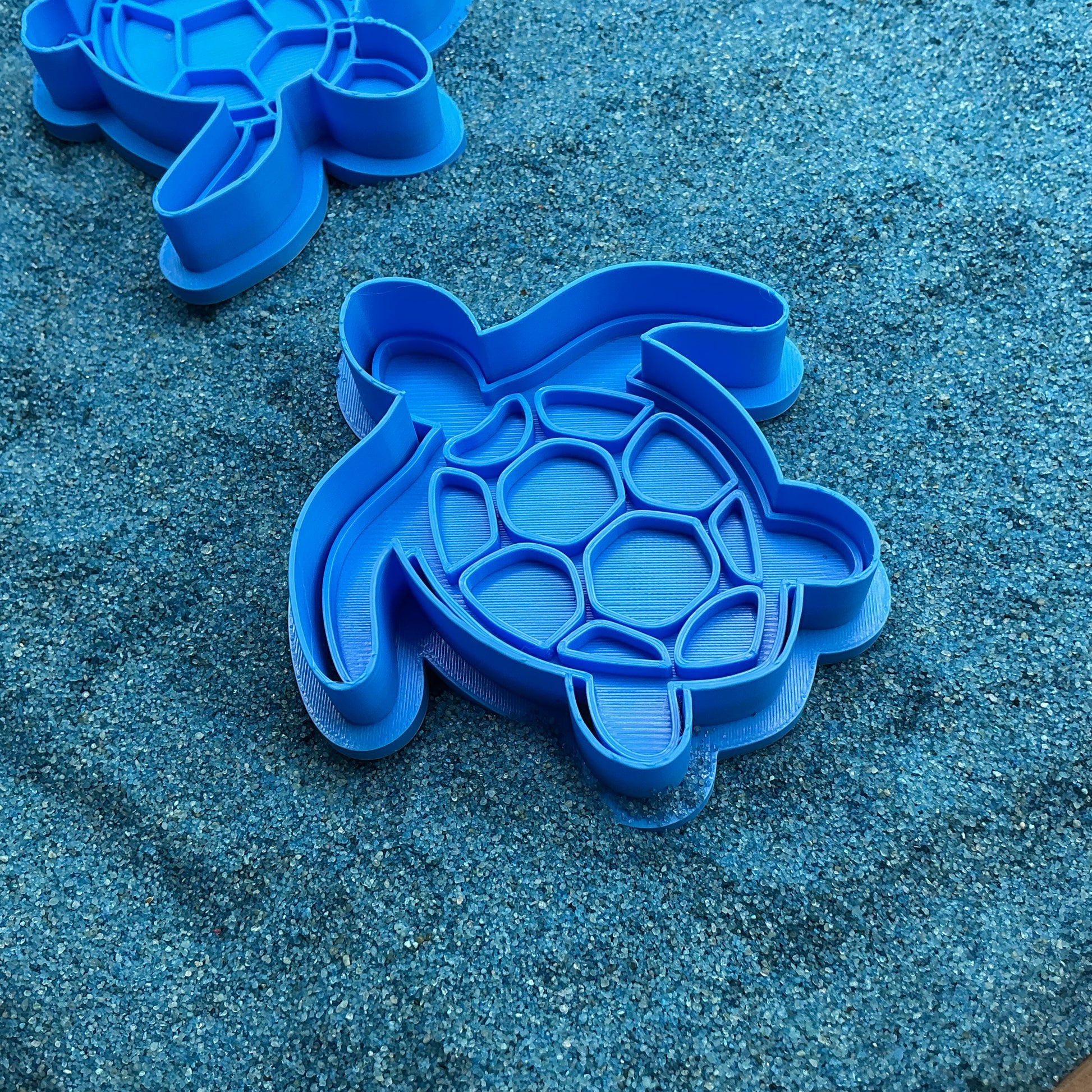 3D-printed sea turtle play dough cookie cutter set - 5 piece ocean theme - view 3 of 8