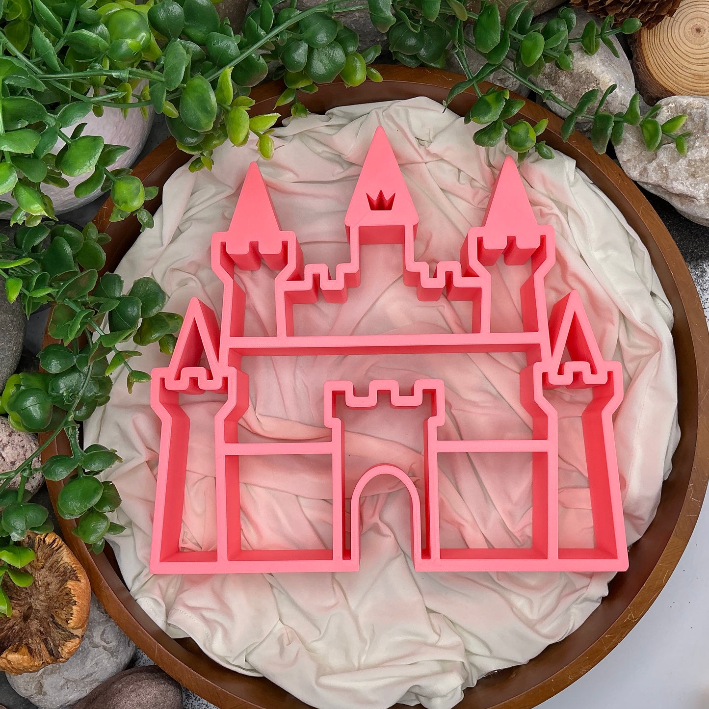Princess Castle tabletop mini shelf display glow in the dark castle bedroom decor