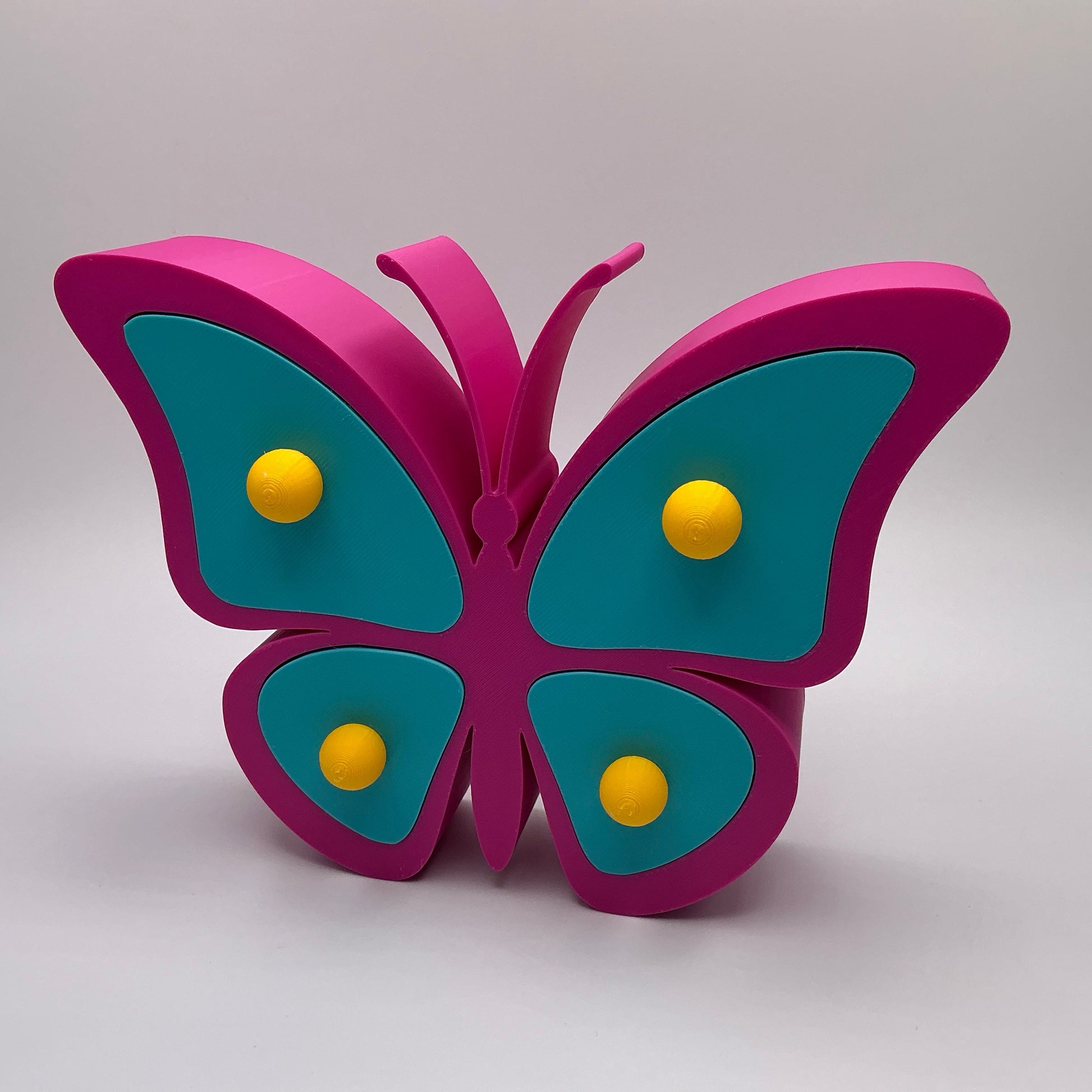 Butterfly Jewellery Box Keepsake Organizer Cute Earring & Ring Storage Girls ... - additional view