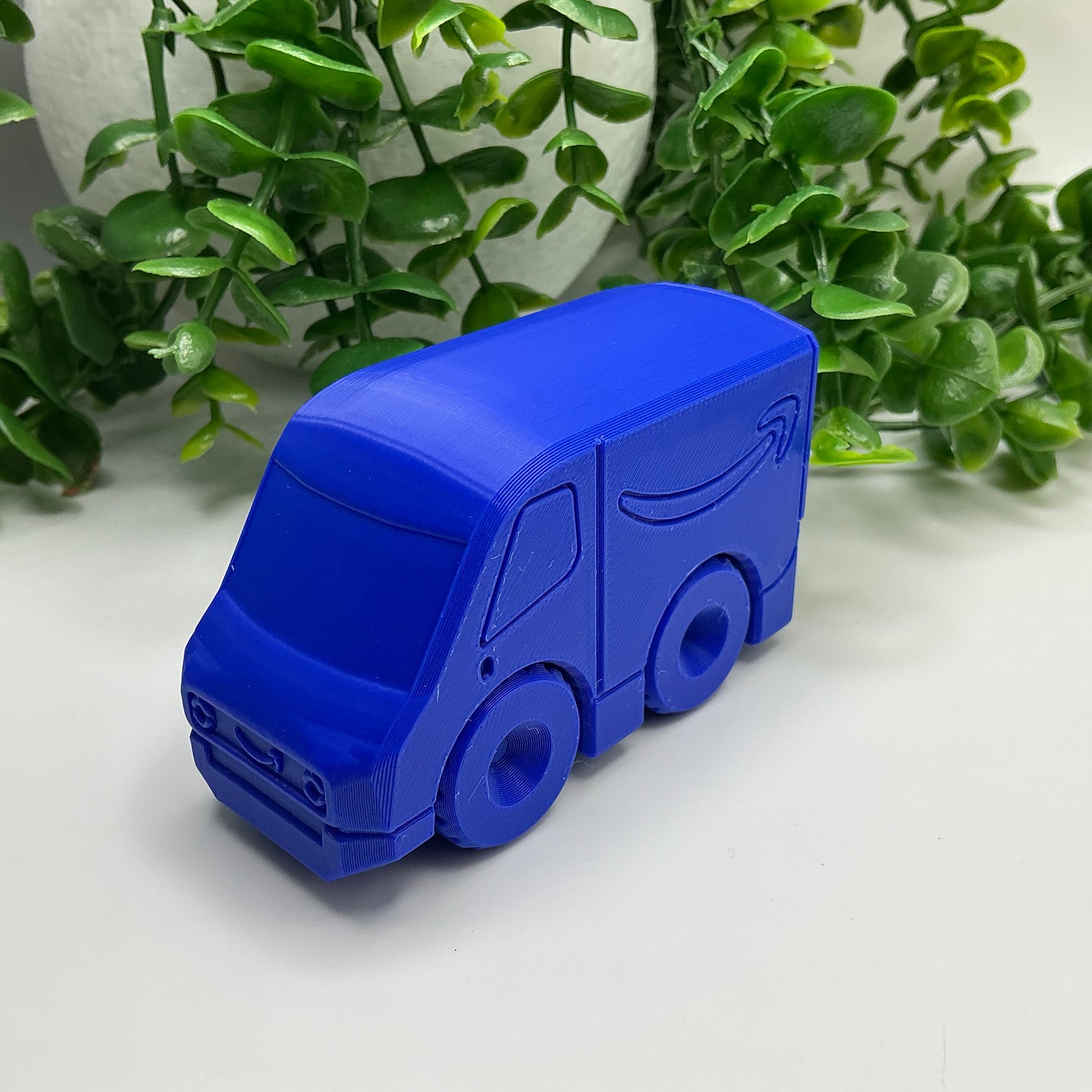 Delivery Van Truck Courier Truck, & Durable - side view