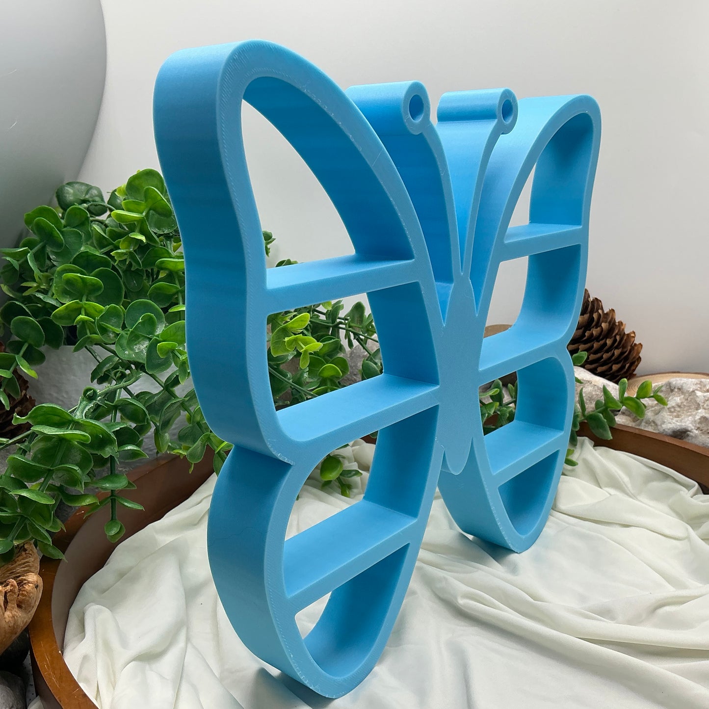 Butterfly table top mini shelf display glow in the dark