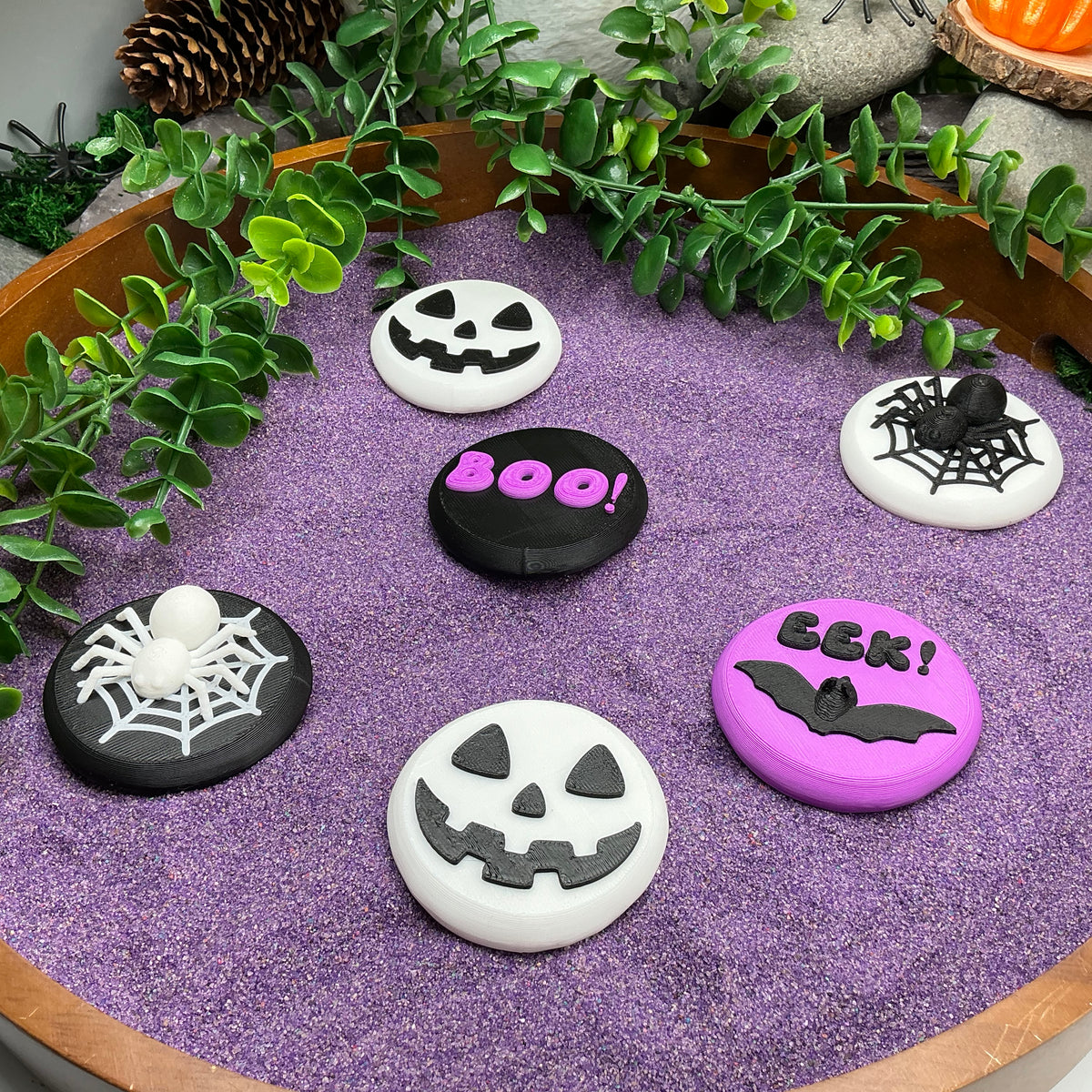 Halloween Cookies 6 Piece Set - Pretend Play Food for Kitchen Role Play