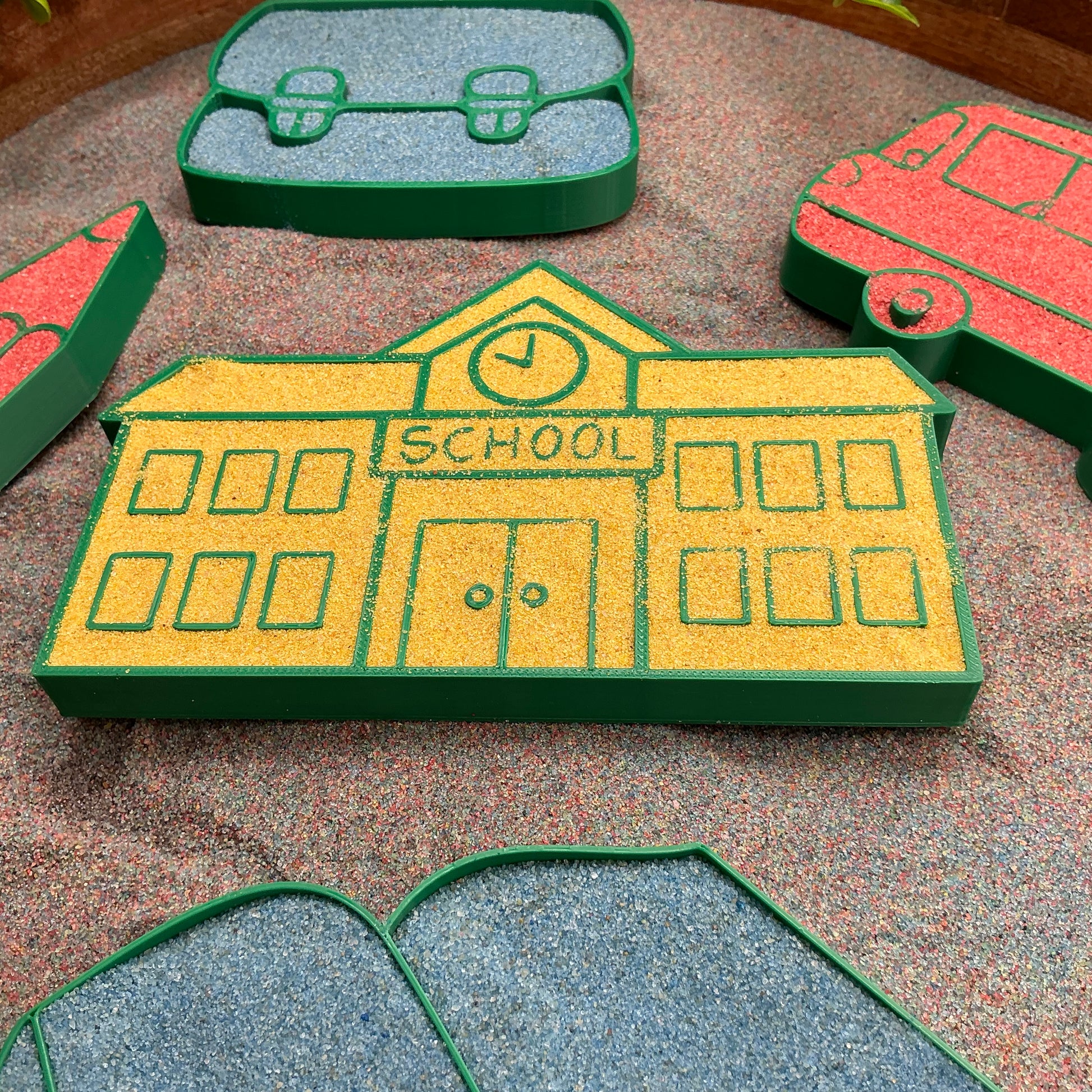 School Sensory Filling Trays 5 Piece Set - alternative view