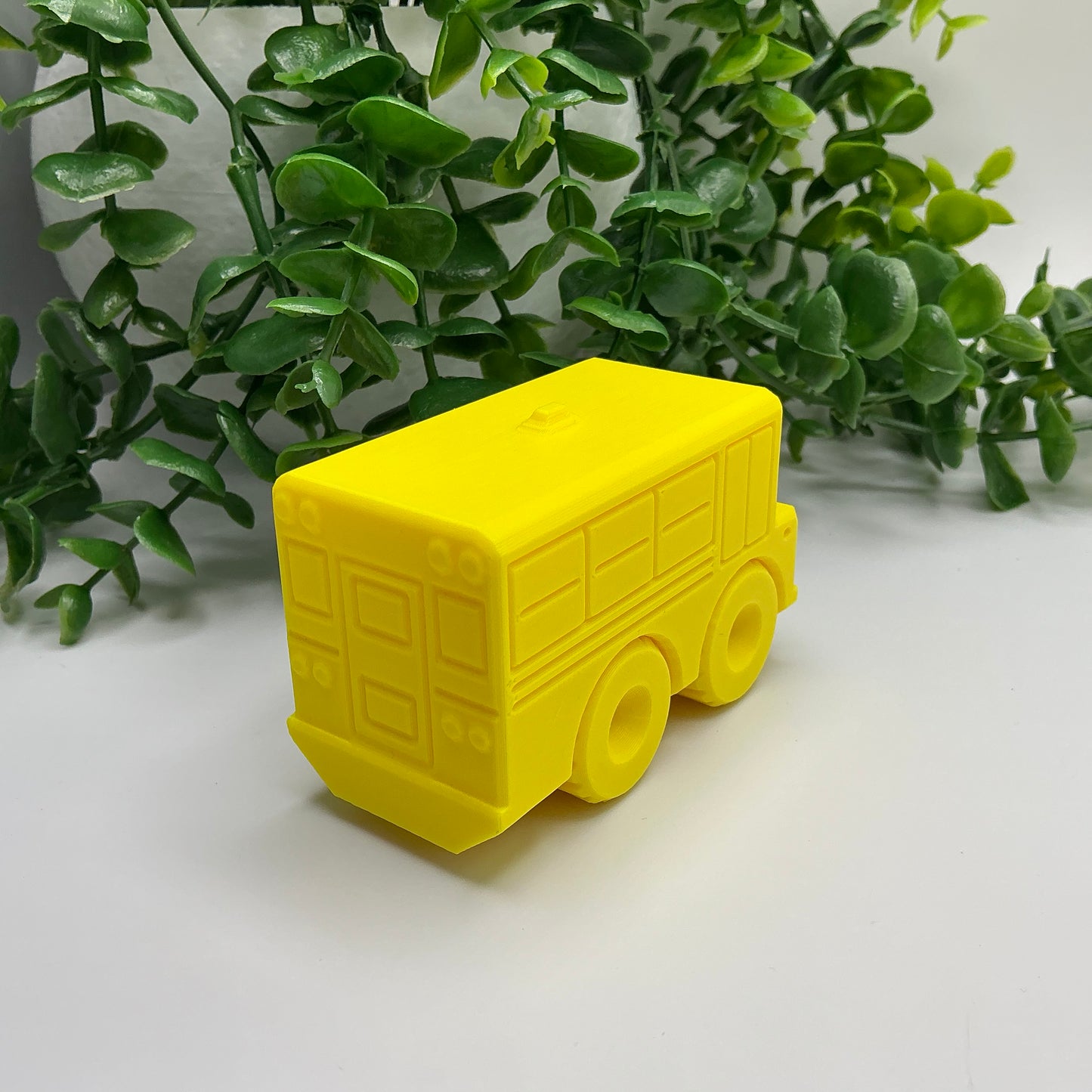 City Vehicles Set - Fire Truck, Police, Bus & Ambulance, Eco-Friendly - showing texture