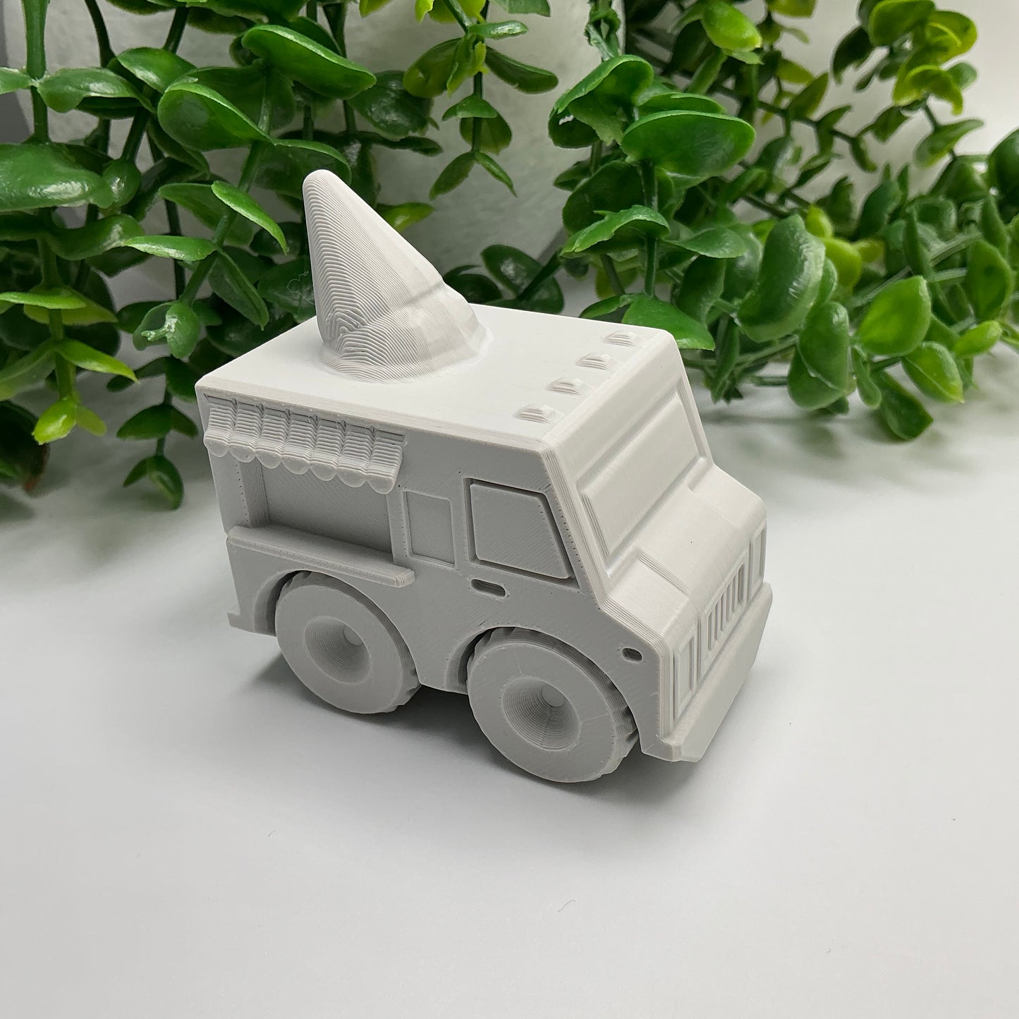 Ice Cream Van Truck Pretend Play Food Truck Classic Summer Vehicle Durable Su... - colour option