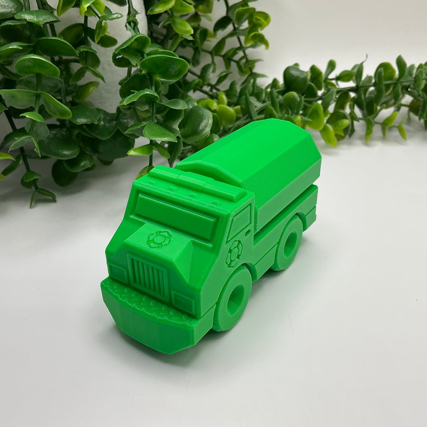 Fire Fuel Tanker Truck Firefighter Vehicle, & Durable - close-up detail