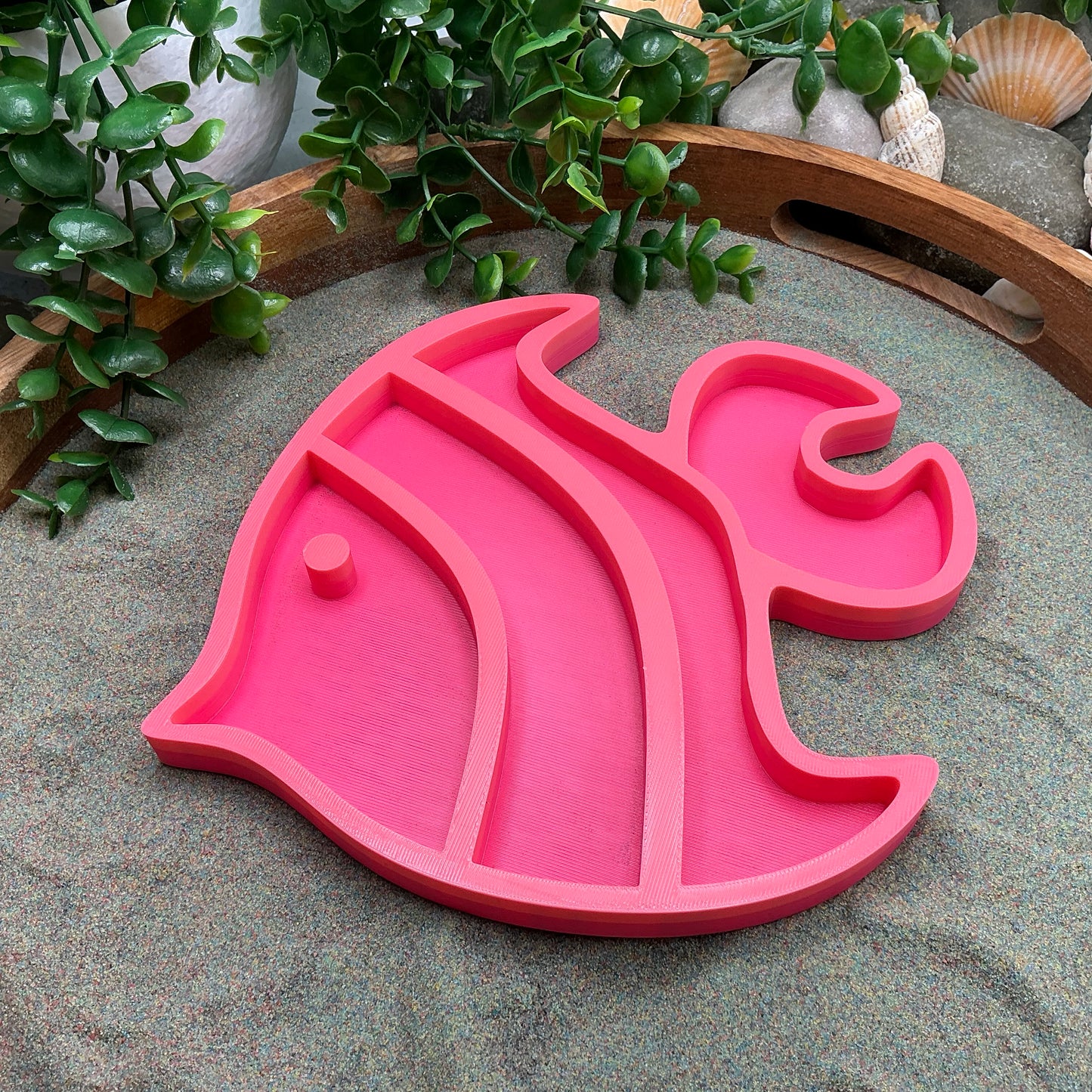 Large Fish Sensory Filling Tray - Eco-Friendly 3D Printed for Sand, Rice & Oats