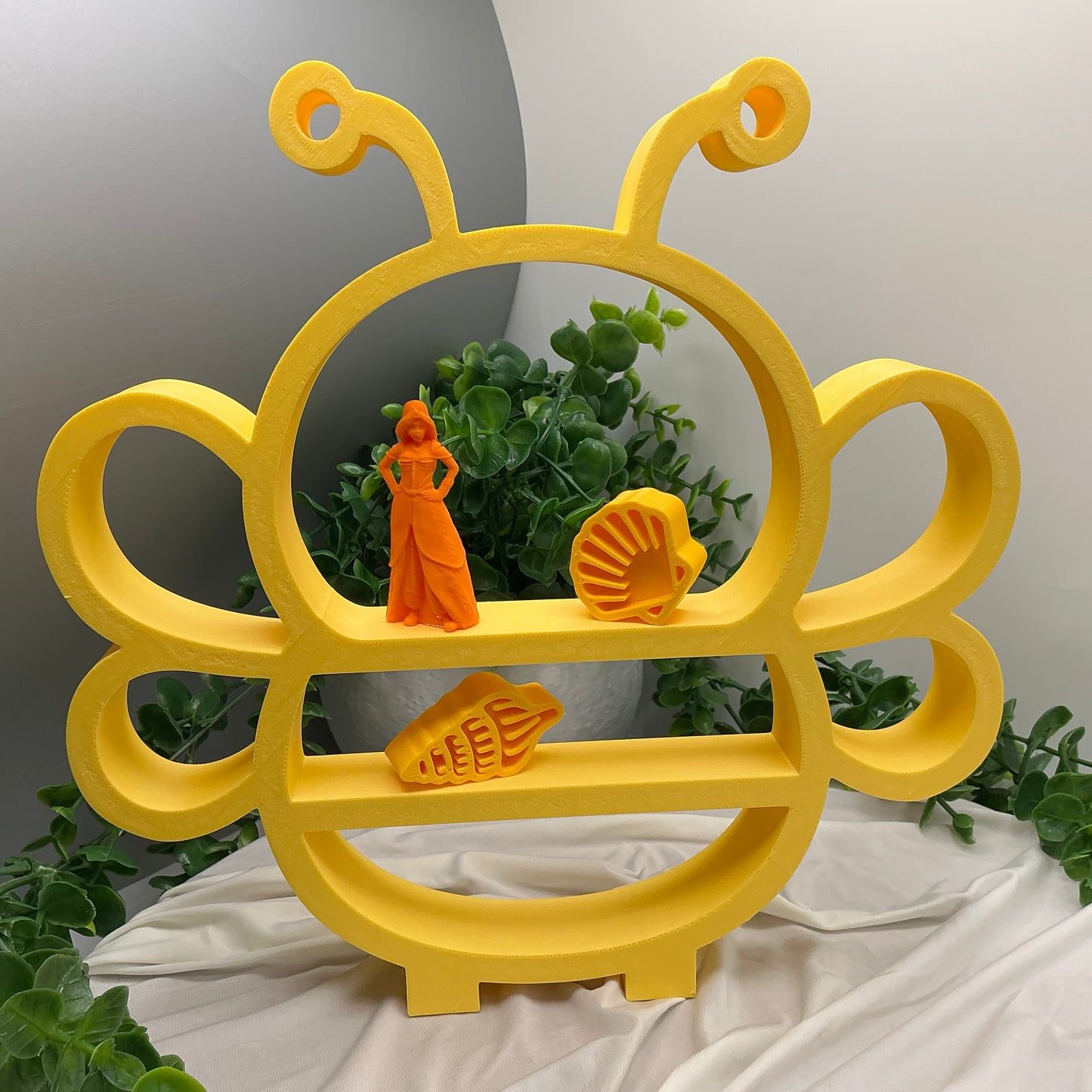 Set of two Bee & Star table top mini shelves bedroom decoration