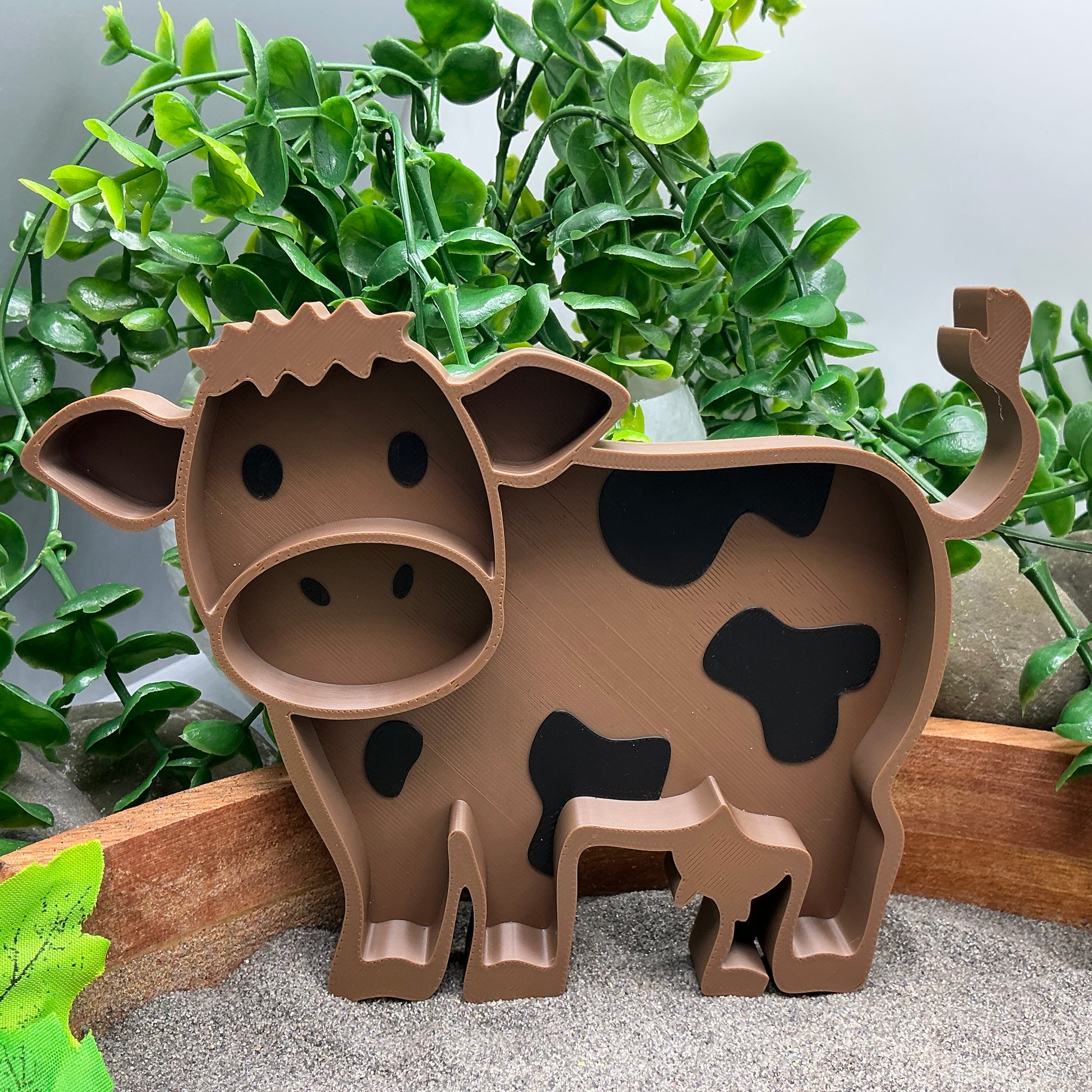 3D-printed farm animals sensory filling tray 6-piece set - pig, sheep, chick, chicken, cow and horse - view 14 of 15