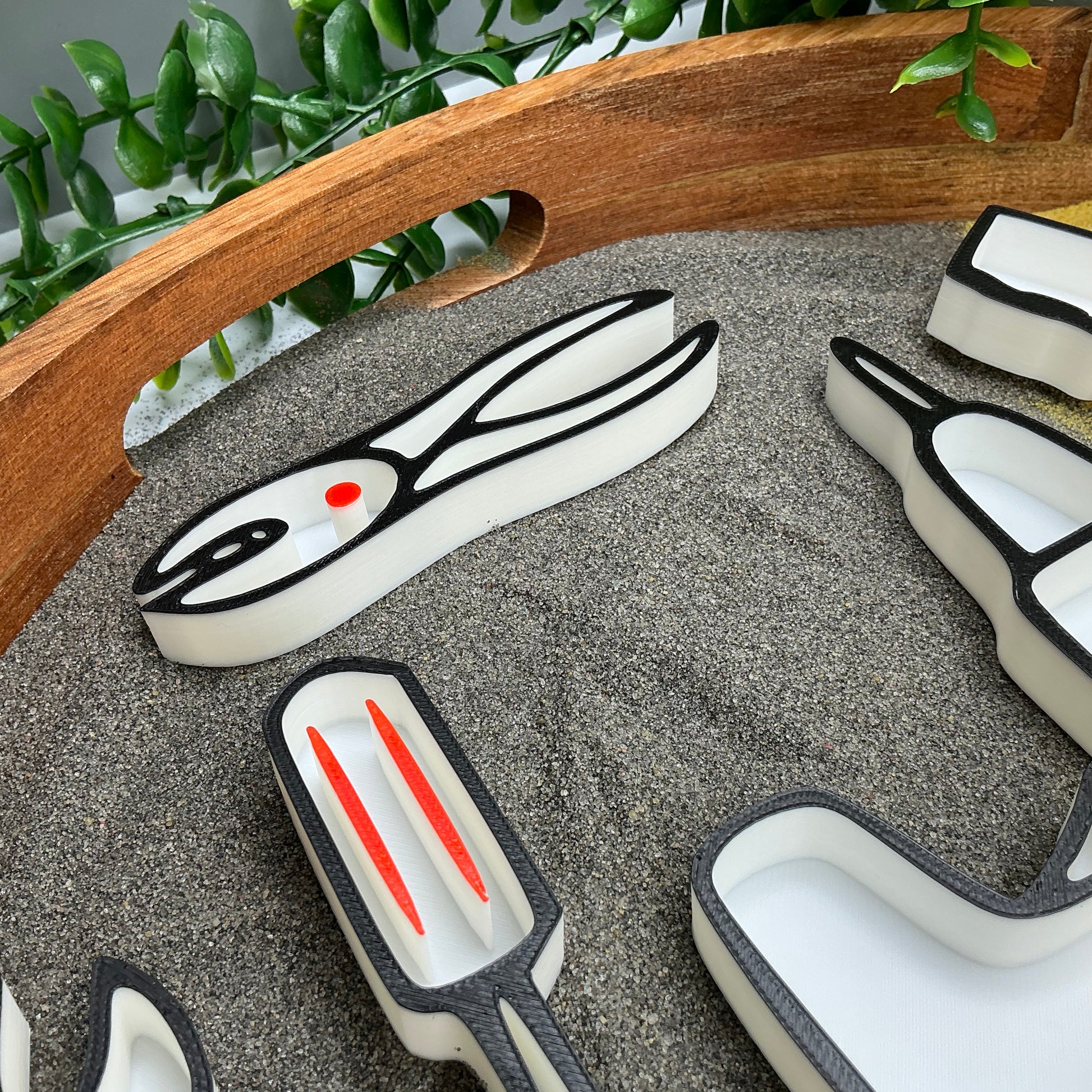 3D-printed construction toy tools sensory filling tray, 8-piece set for sand and rice tuff trays - view 7 of 11