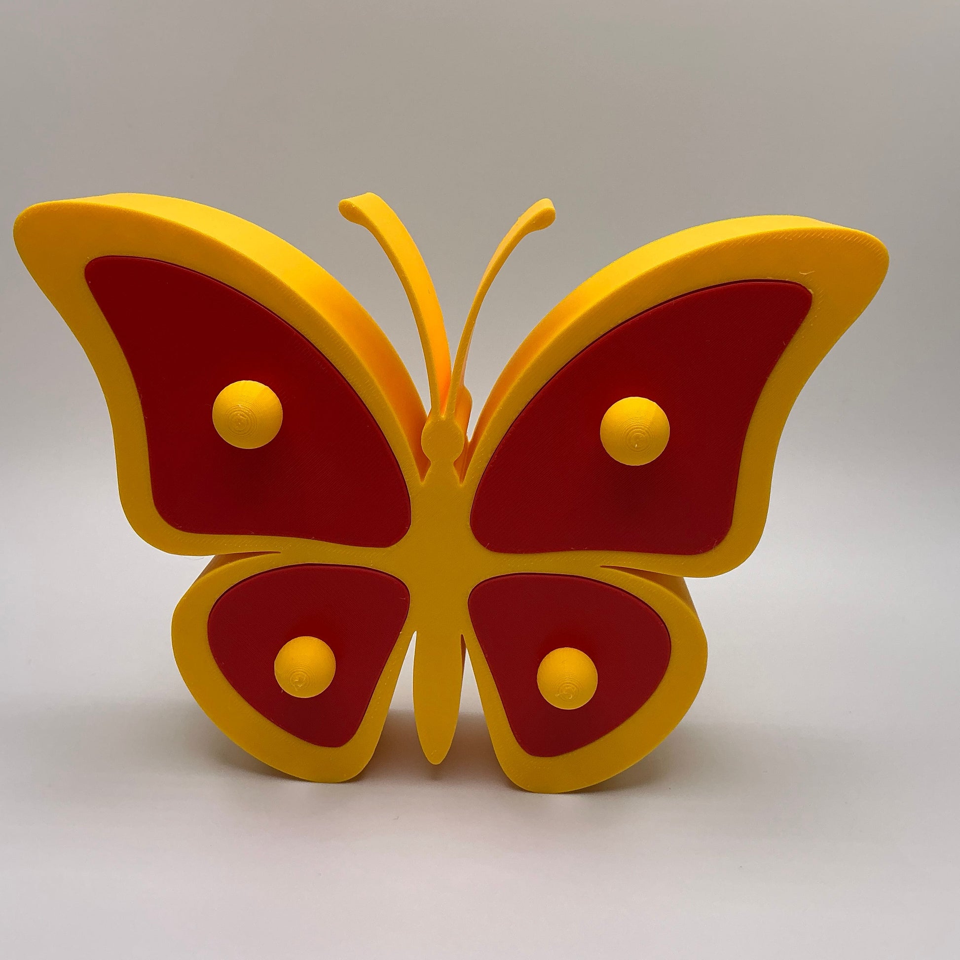 Butterfly Jewellery Box Keepsake Organizer Cute Earring & Ring Storage Girls ... - scale reference