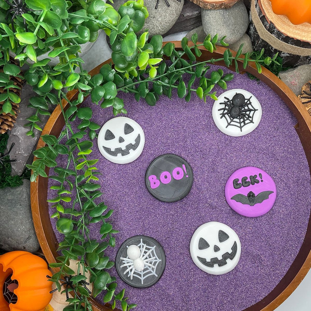 Halloween Cookies 6 Piece Set - Pretend Play Food for Kitchen Role Play