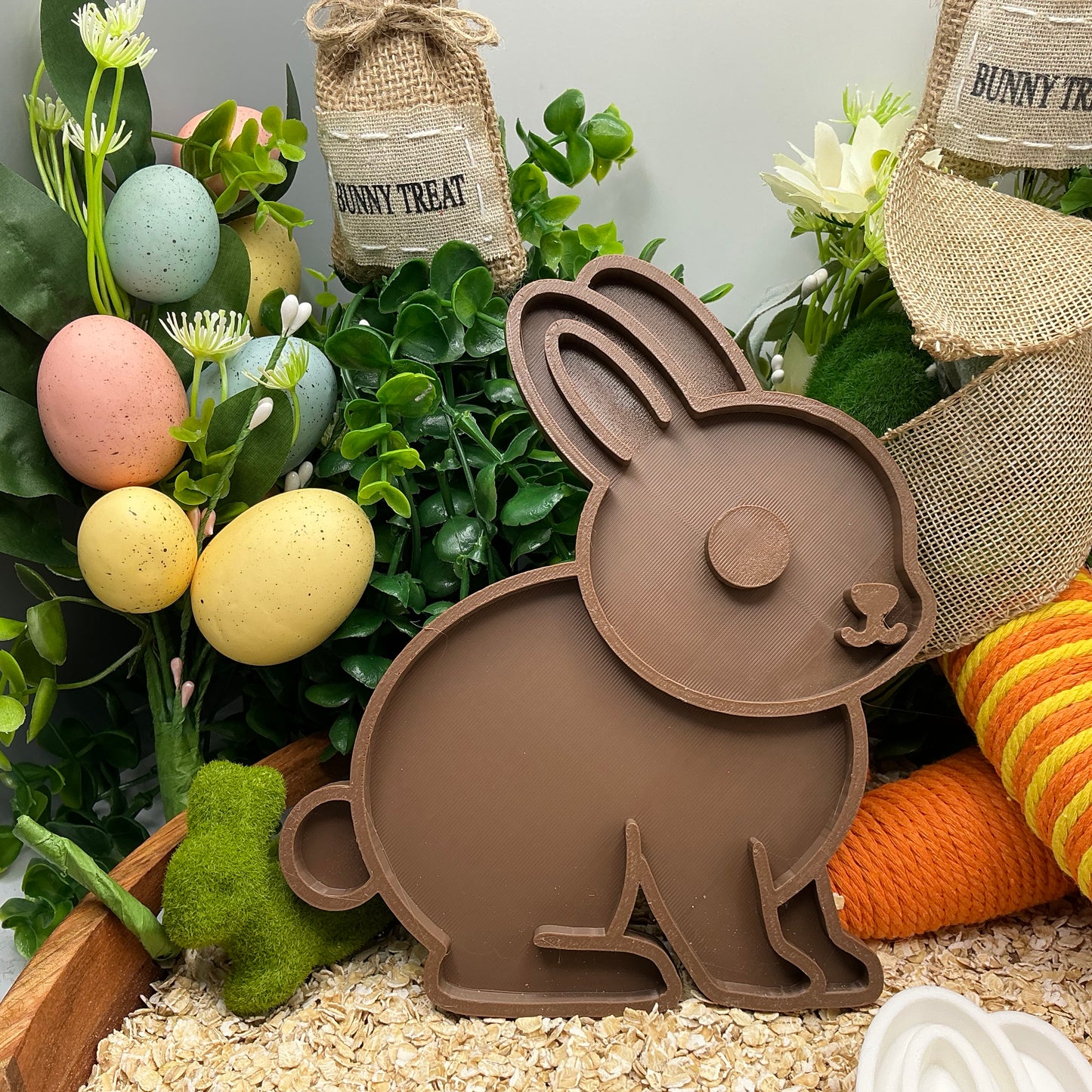 Easter Two Piece Filling Tray Set Sand Sensory Filling Trays Oats, Sand, Rice Tu - Detail Shot