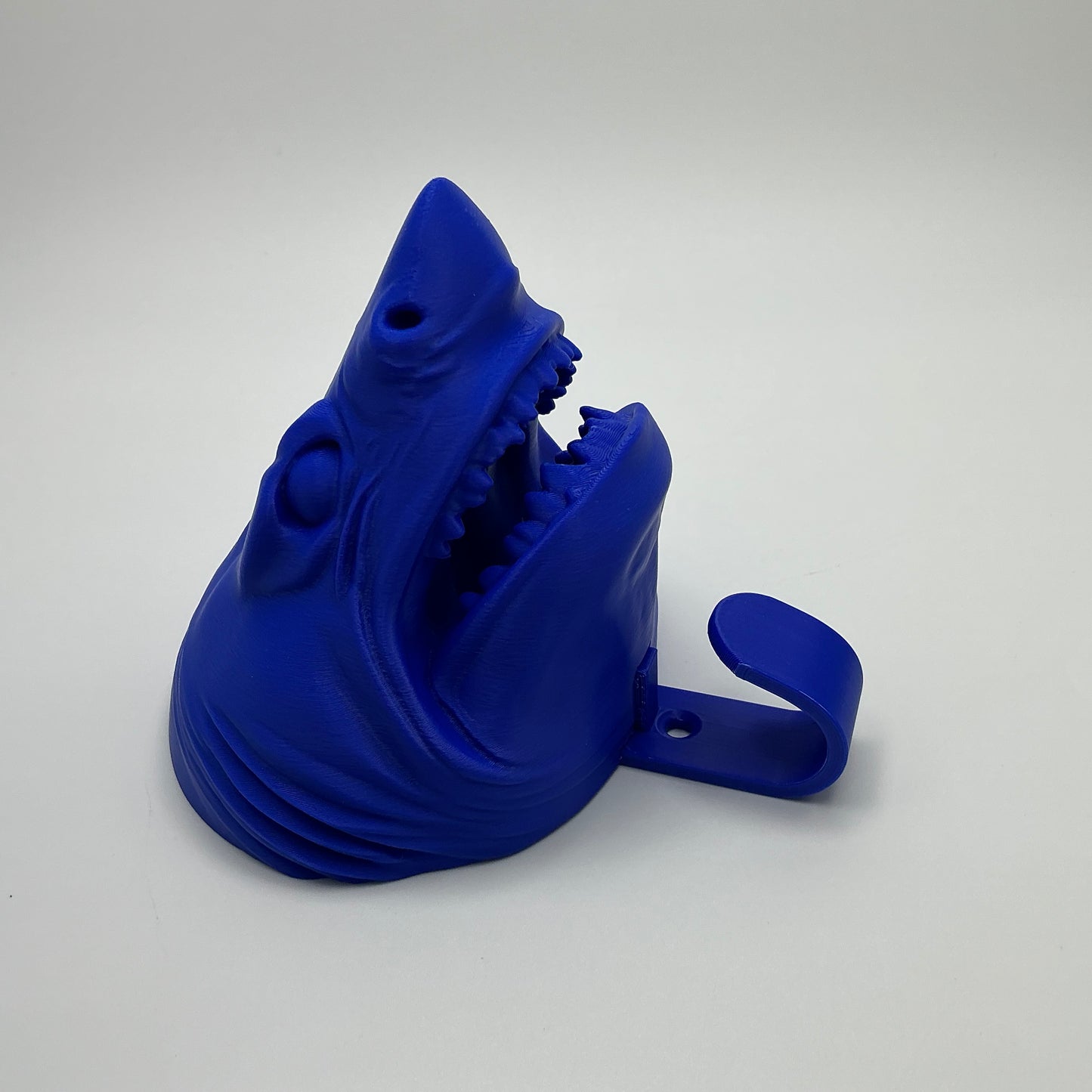 Shark Head Wall Hook 3D Printed Coat Hanger Ocean D�cor Kids Towel Holder for Ba - View 7