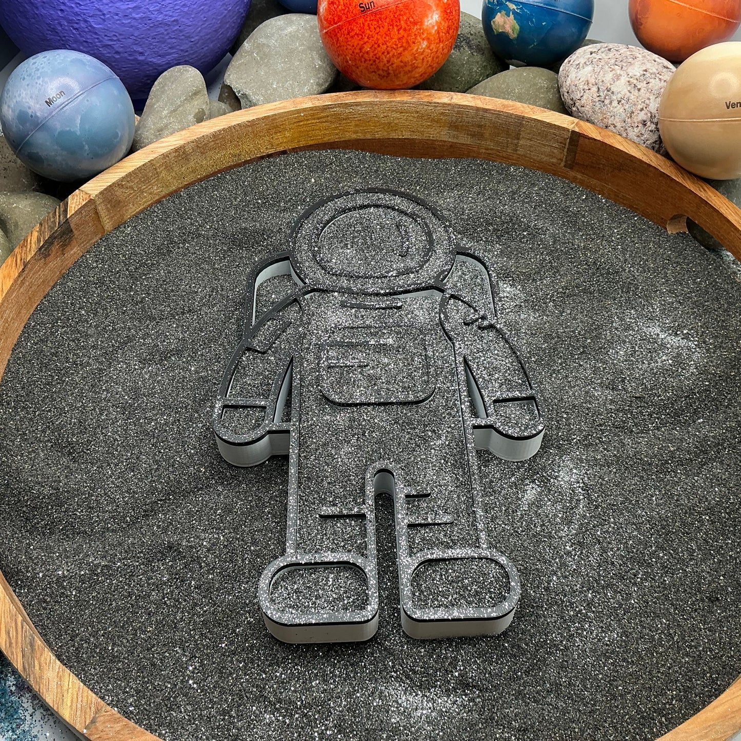 Large Spaceman / Astronaut Sensory Fill Tray (Space Tuff Tray Toy)