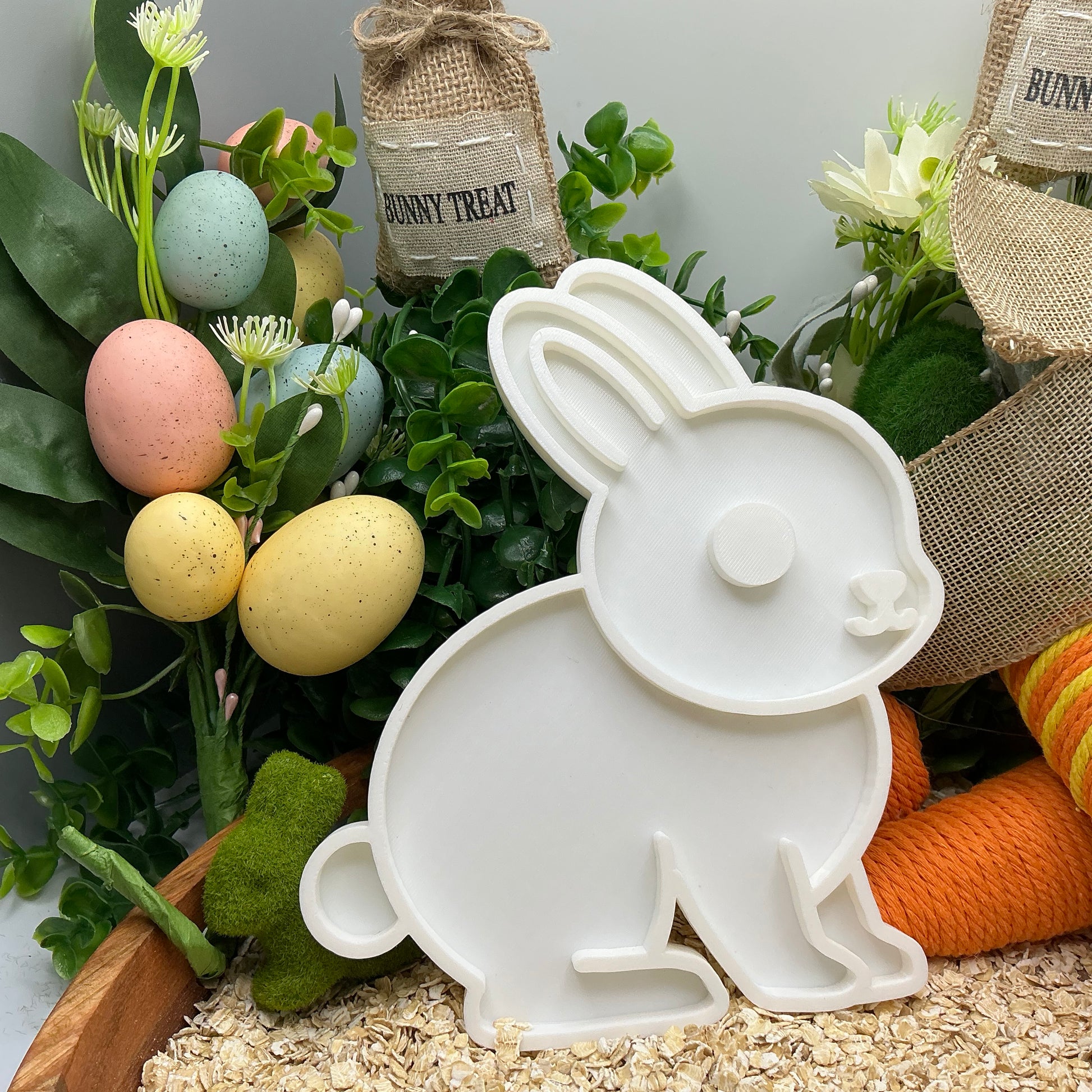 Easter Two Piece Filling Tray Set Sand Sensory Filling Trays Oats, Sand, Rice Tu - Alternative View