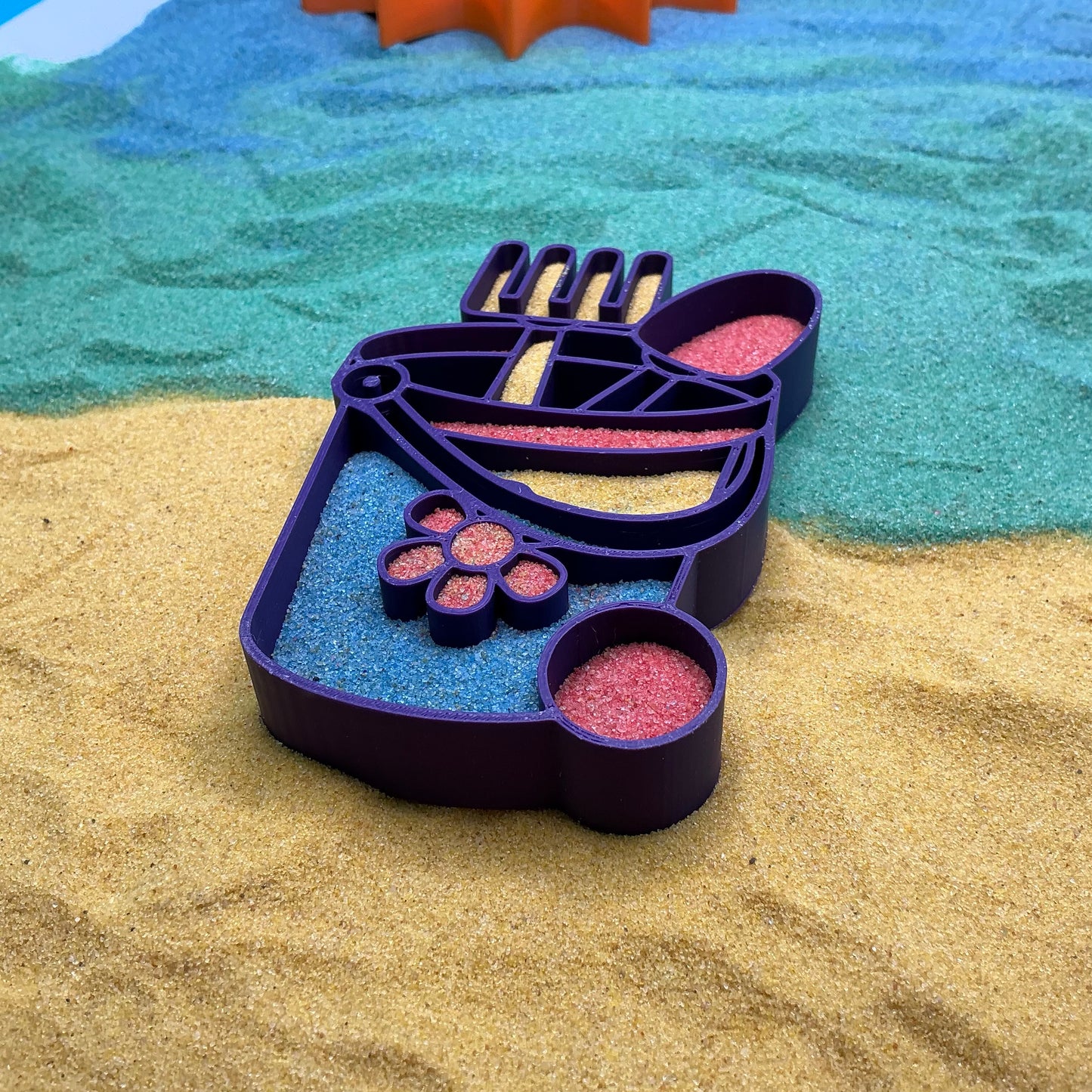 Summer Holiday Sensory Filling Trays Airplane, Boat, Sandcastle or Bucket Eco-Fr - View 15
