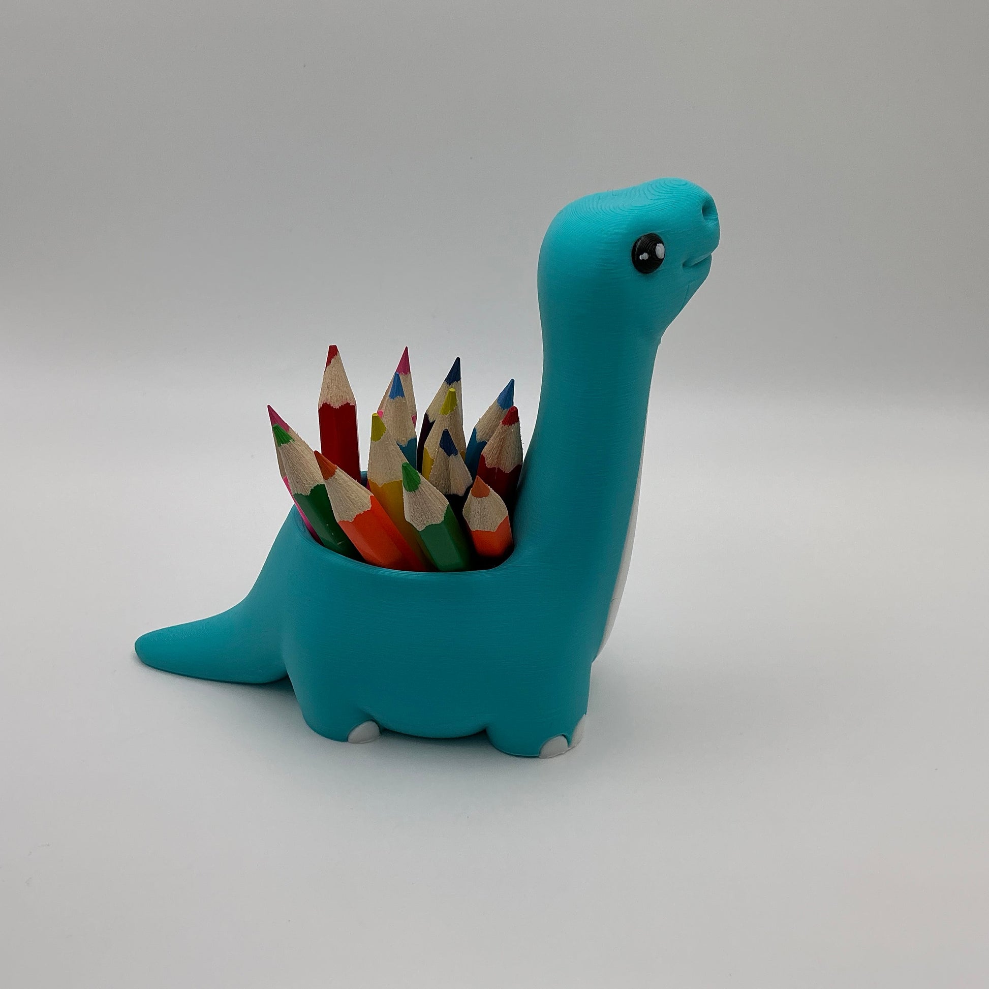 Dinosaur Pencil Holder for Kids T-Rex Desk Organizer Cute Dino Room Décor Bac... - side view