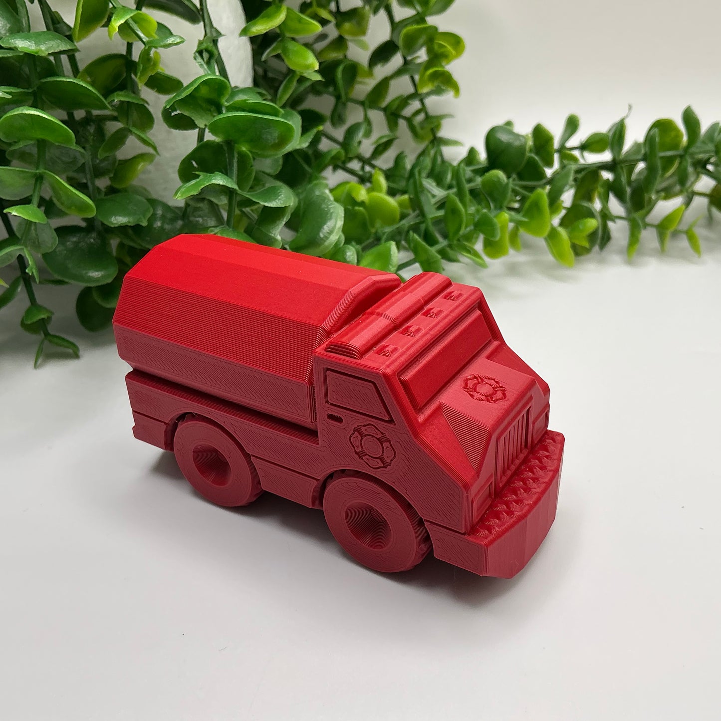 Fire Fuel Tanker Truck Firefighter Vehicle, & Durable - side view