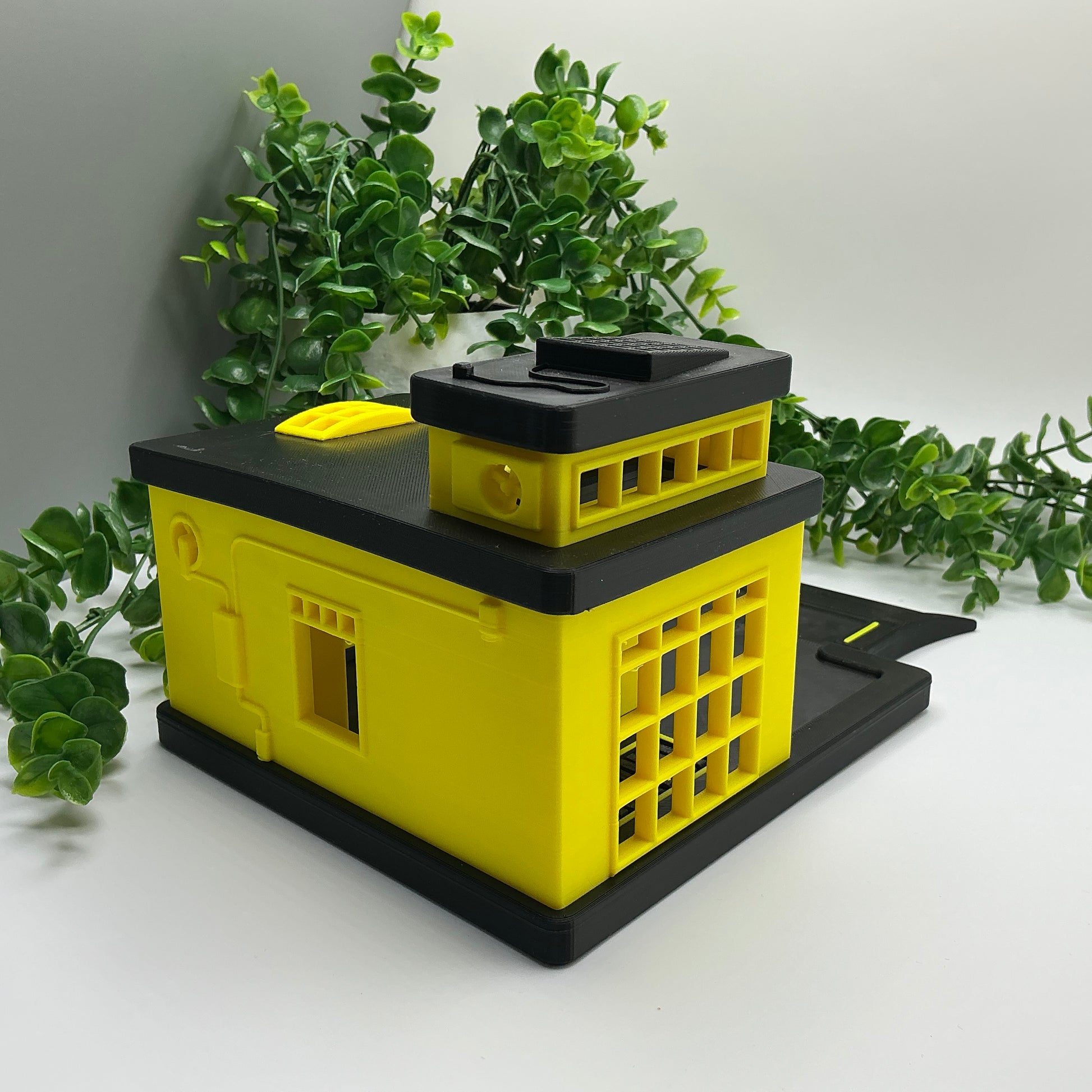 3D printed garage playset, wooden train track compatible - image 9