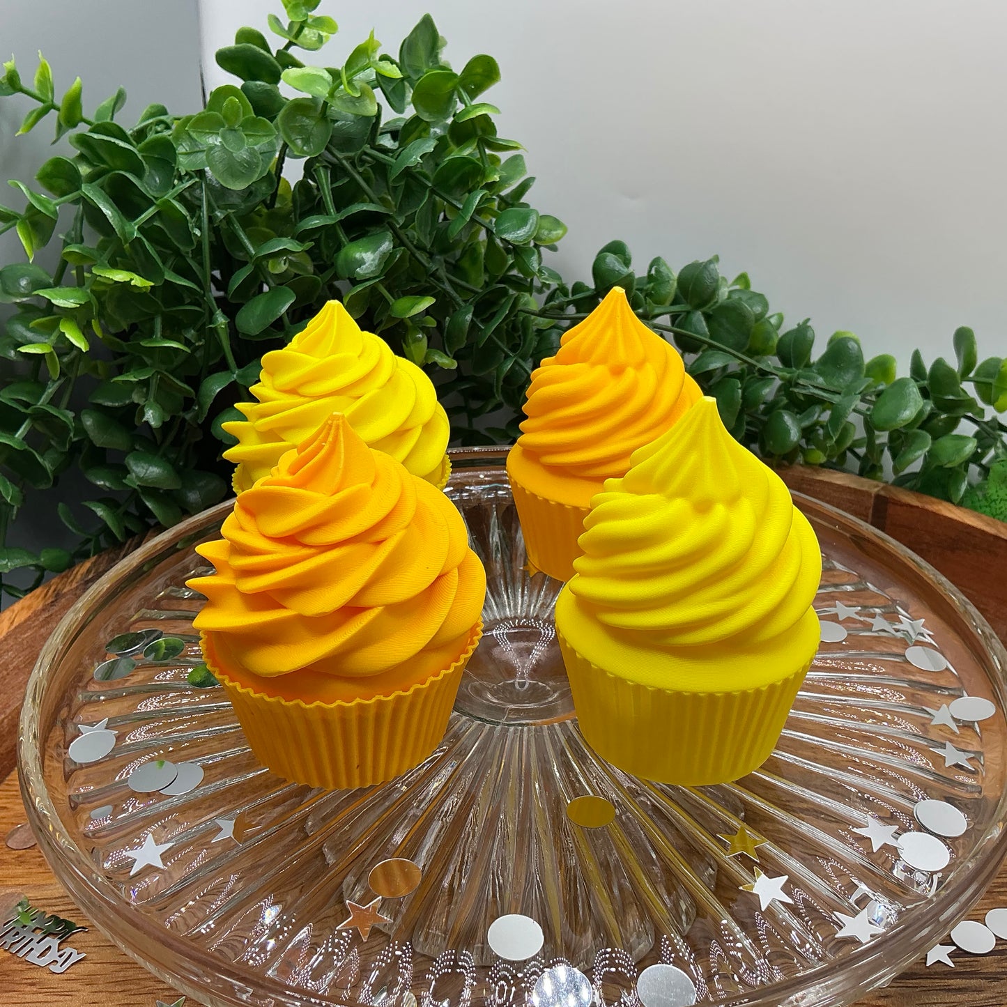 Birthday Cake 3D Printed Play Food Set Eco Friendly Toy Cake & Cupcakes Sensory  - View 11