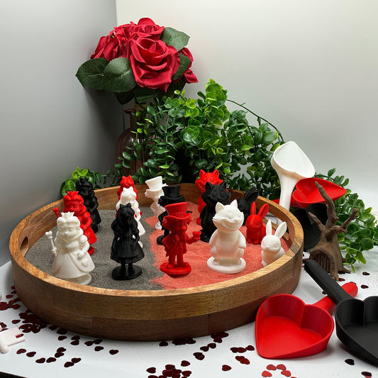 3D Printed Alice in Wonderland 5-Piece Figure Set - Main Product Image